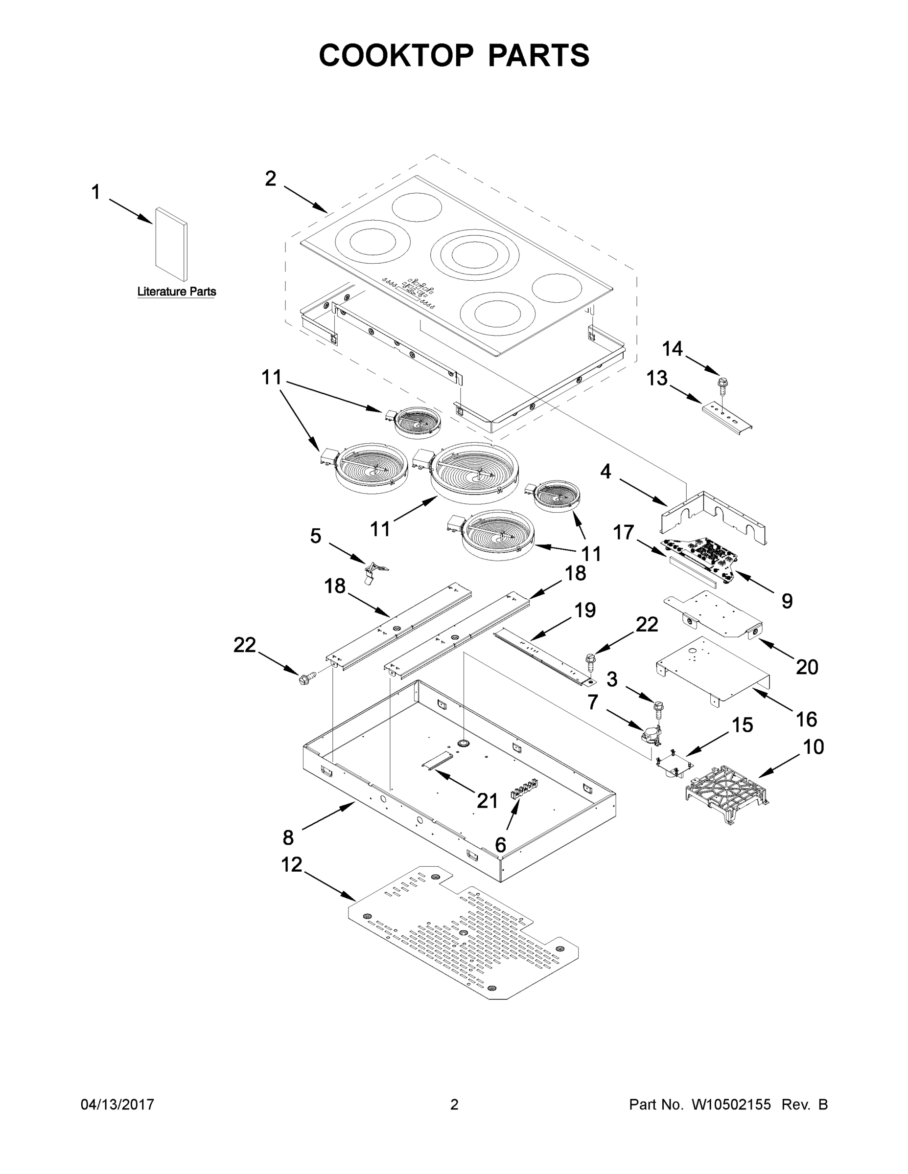 02 - COOKTOP PARTS
