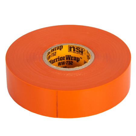 Professional White Vinyl Electrical Tape, 7mil, 66ft Long - NSI Industries