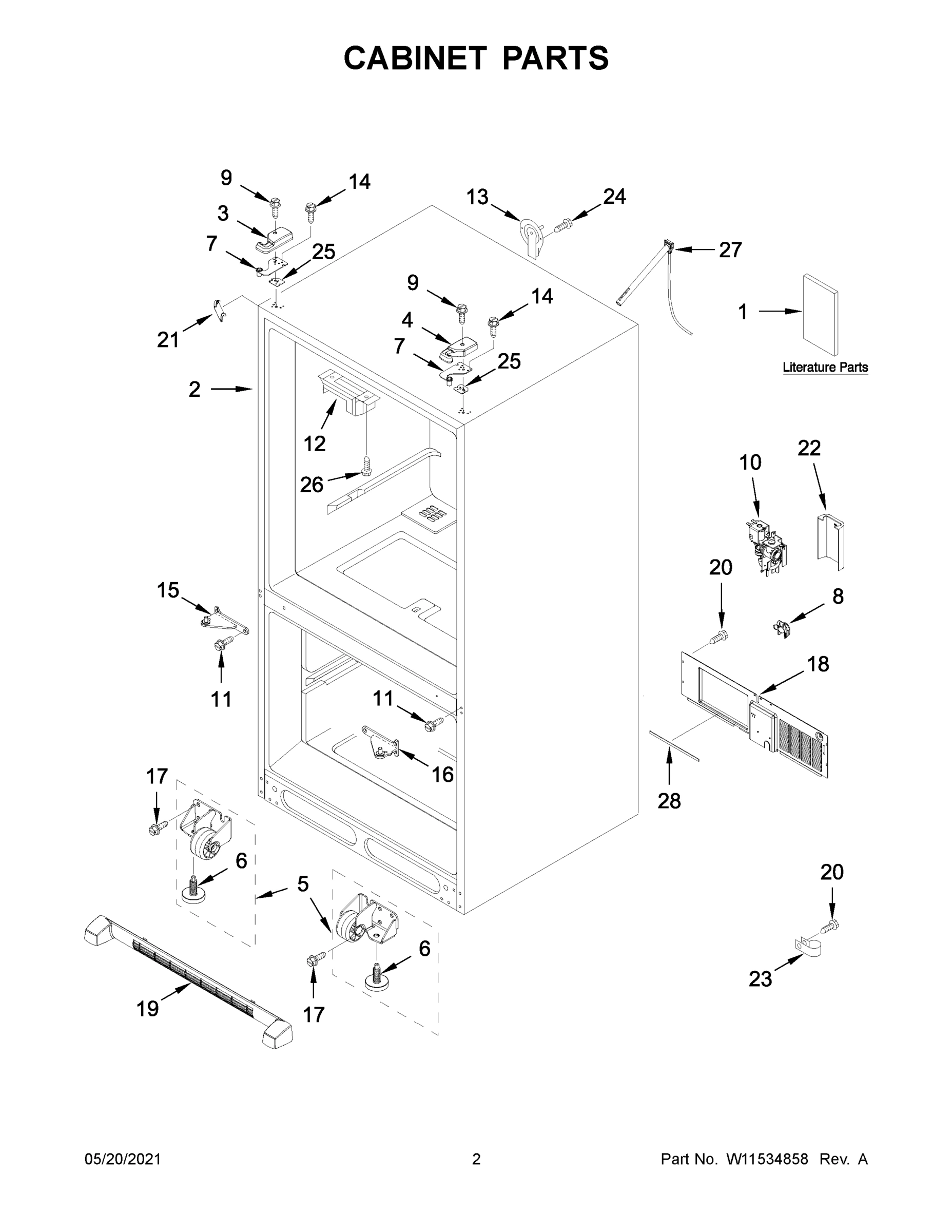 02 - CABINET PARTS