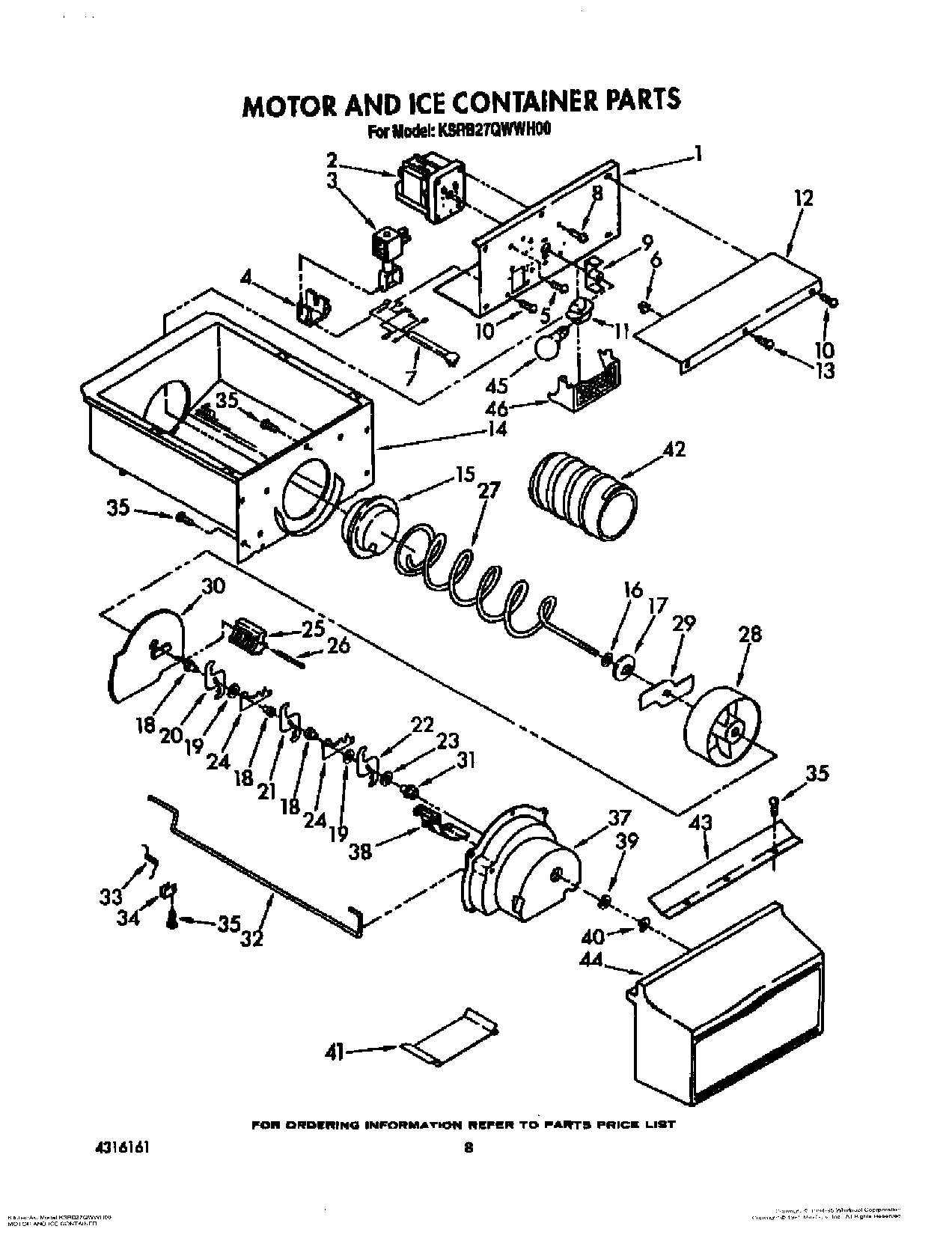 06 - MOTOR AND ICE CONTAINER