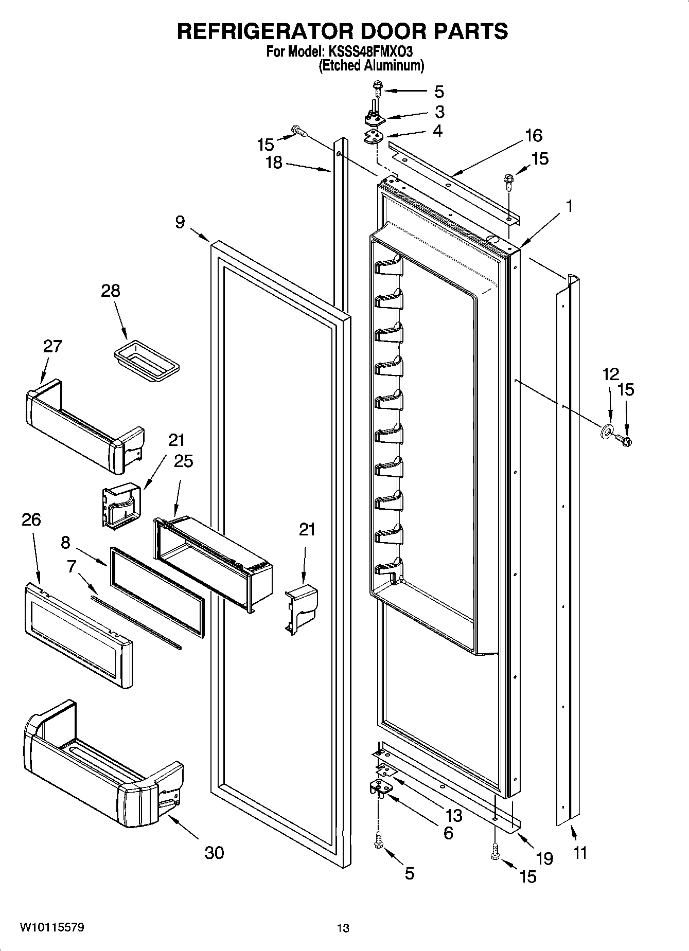09 - REFRIGERATOR DOOR PARTS