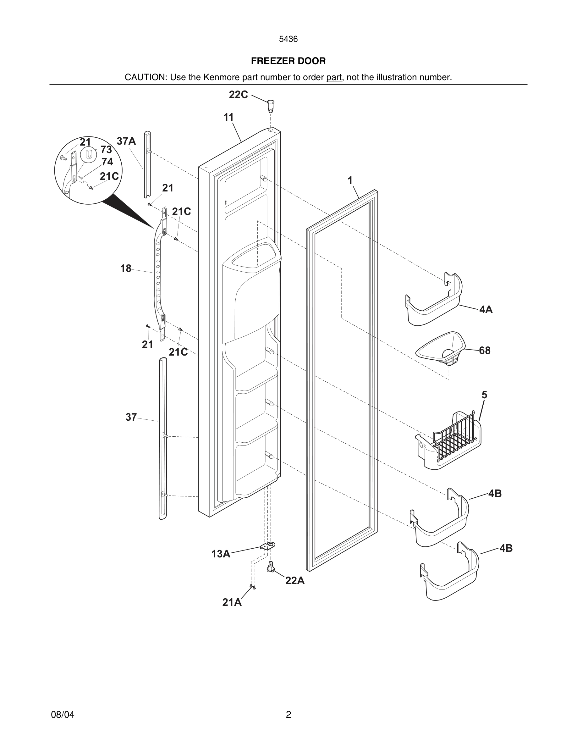 03 - FREEZER DOOR