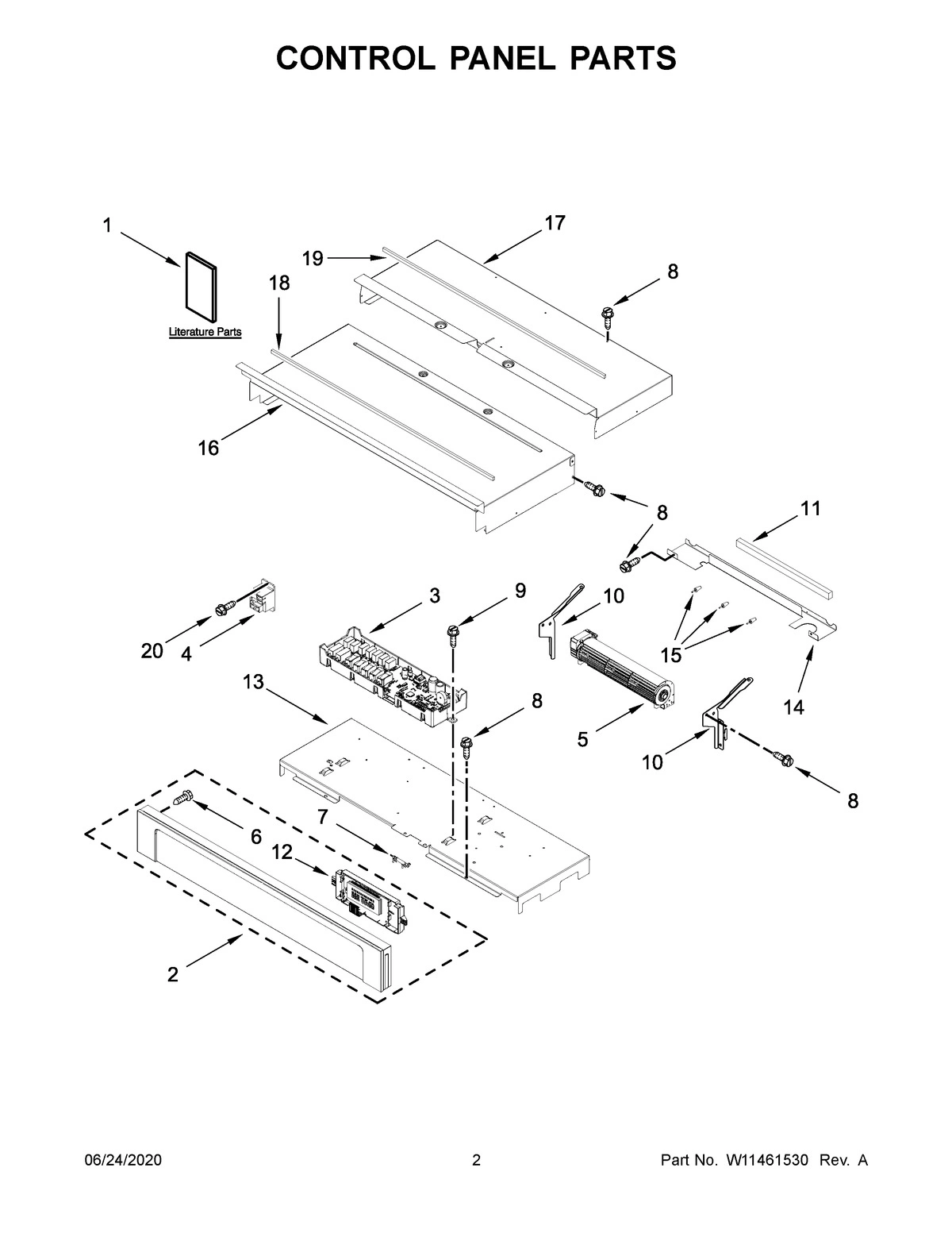 02 - CONTROL PANEL PARTS