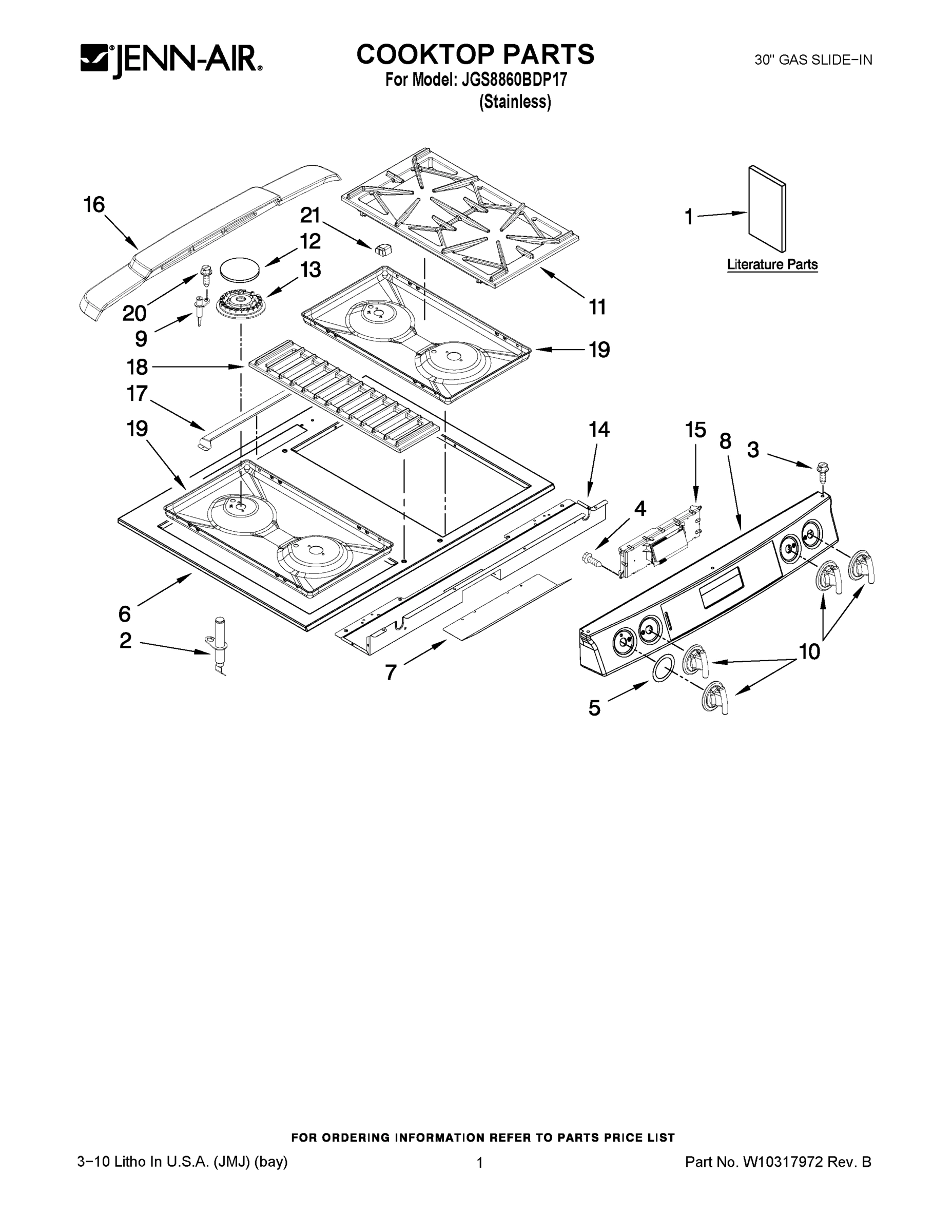 01 - COOKTOP PARTS