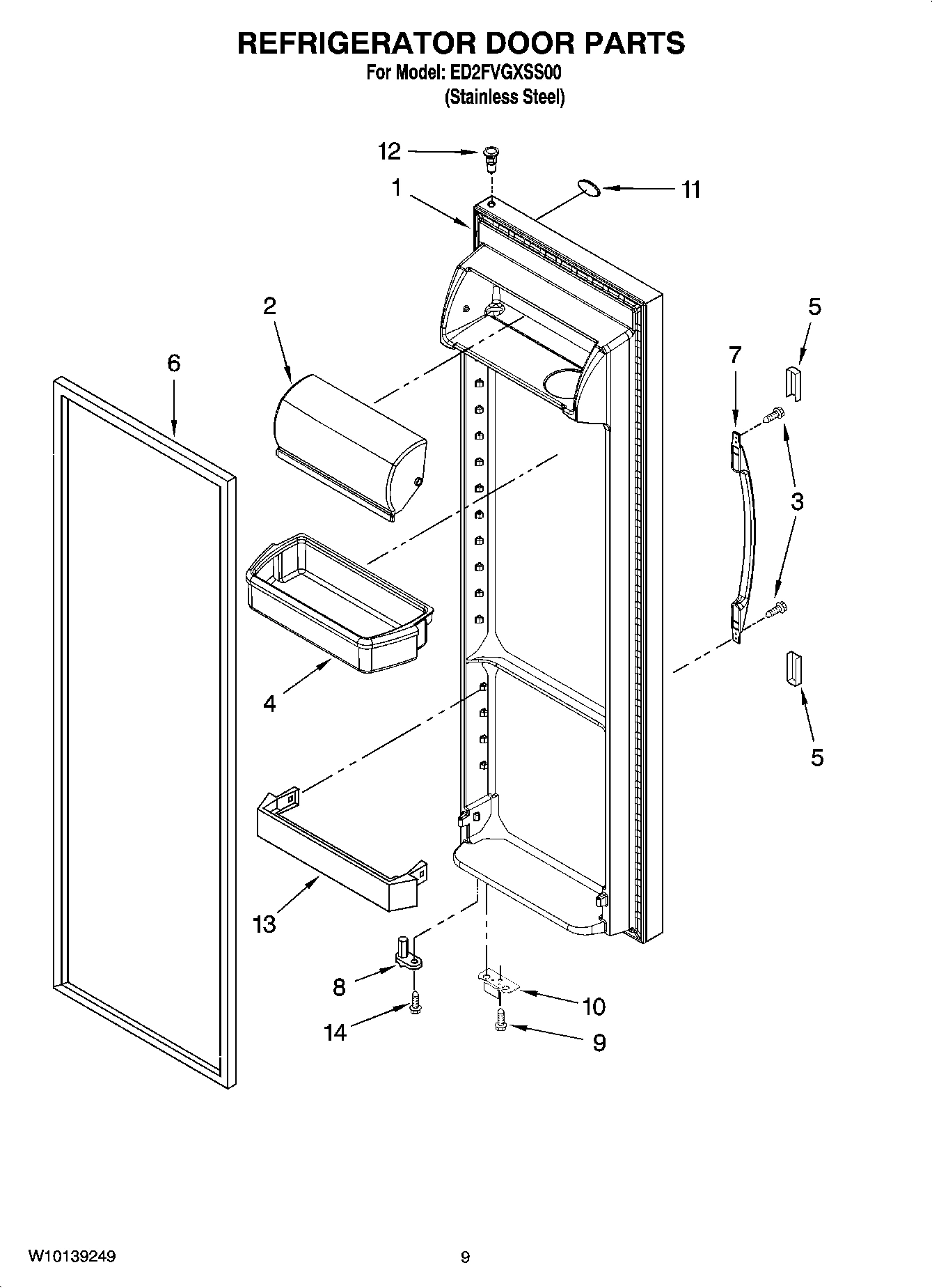 06 - REFRIGERATOR DOOR PARTS
