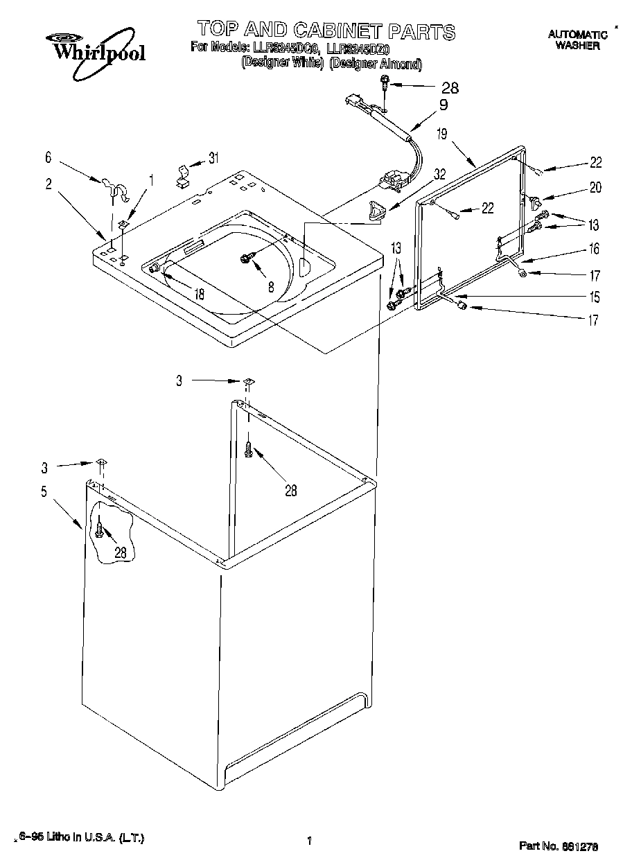 01 - TOP AND CABINET, LIT/OPTIONAL