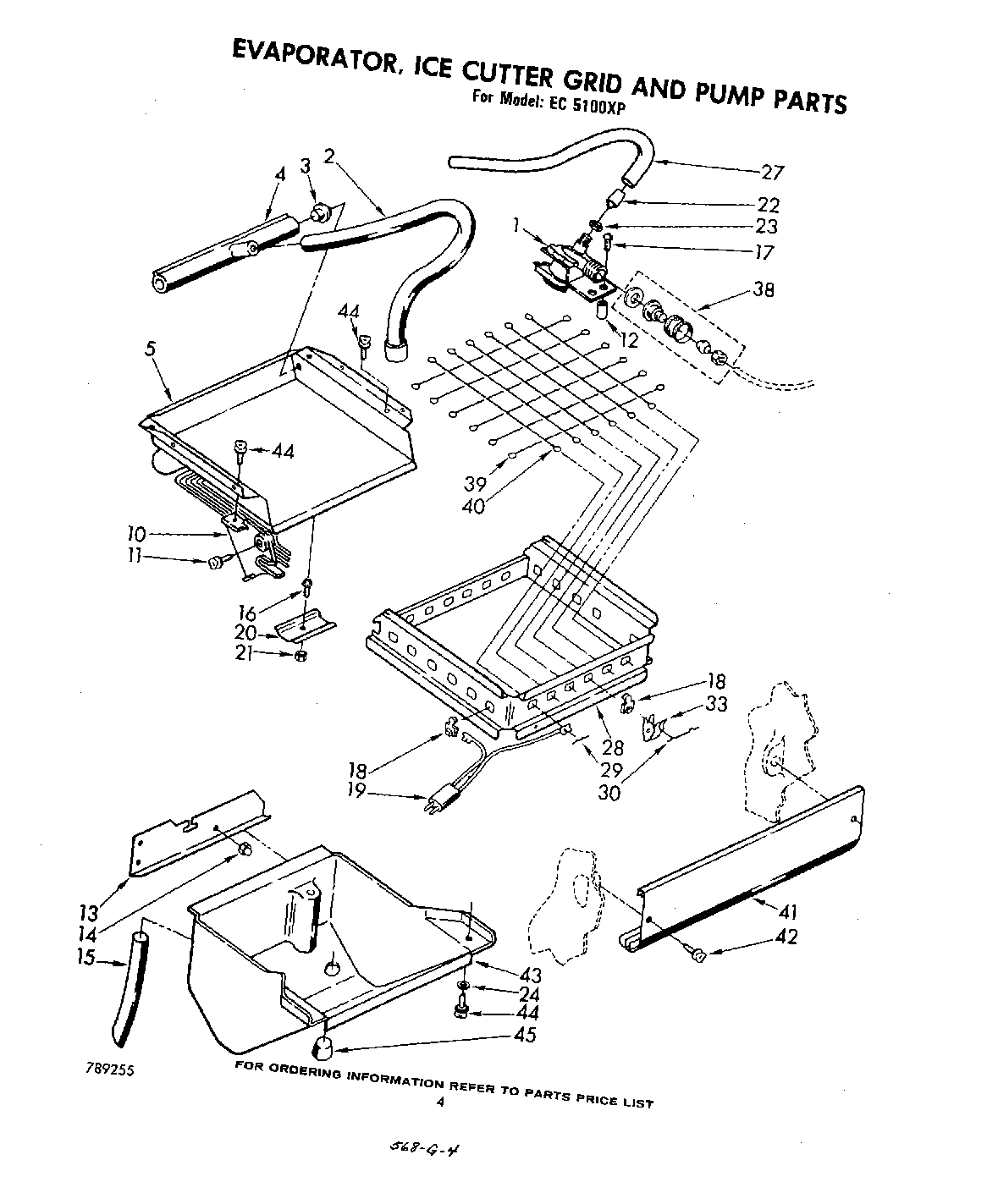 03 - EVAPORATOR, ICE CUTTER GRID AND PUMP