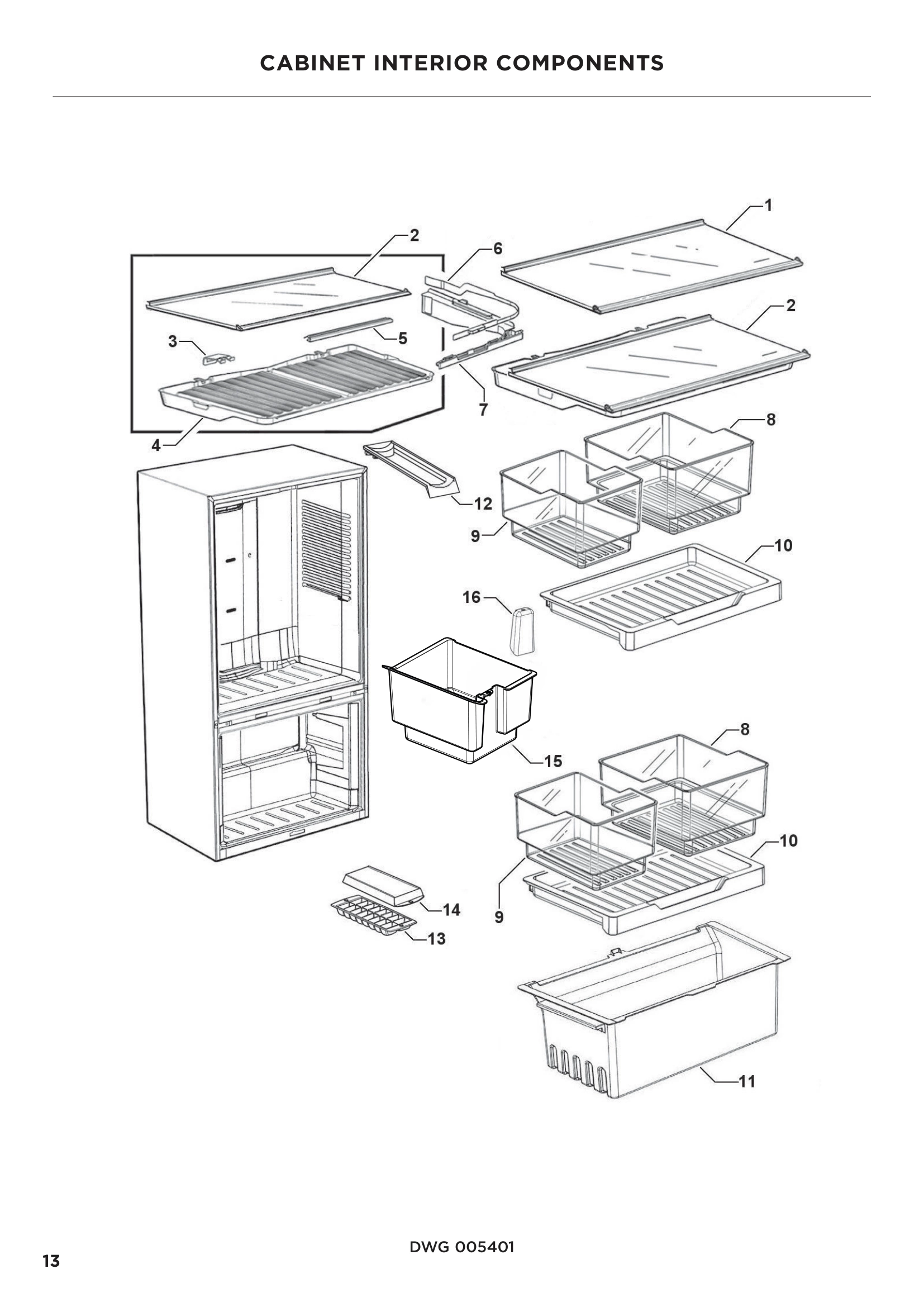CABINET INTERIOR COMPONENTS