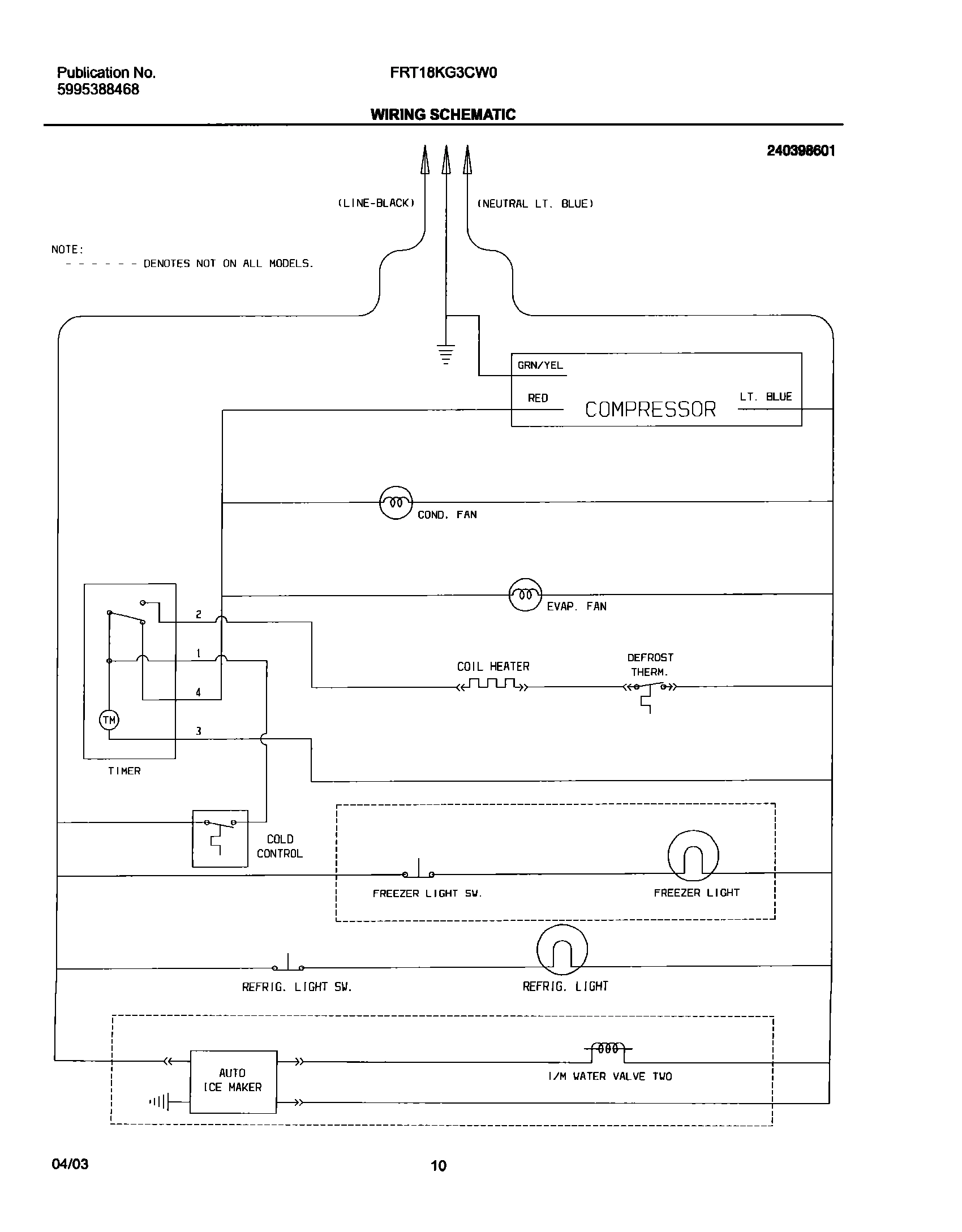 10 - WIRING SCHEMATIC