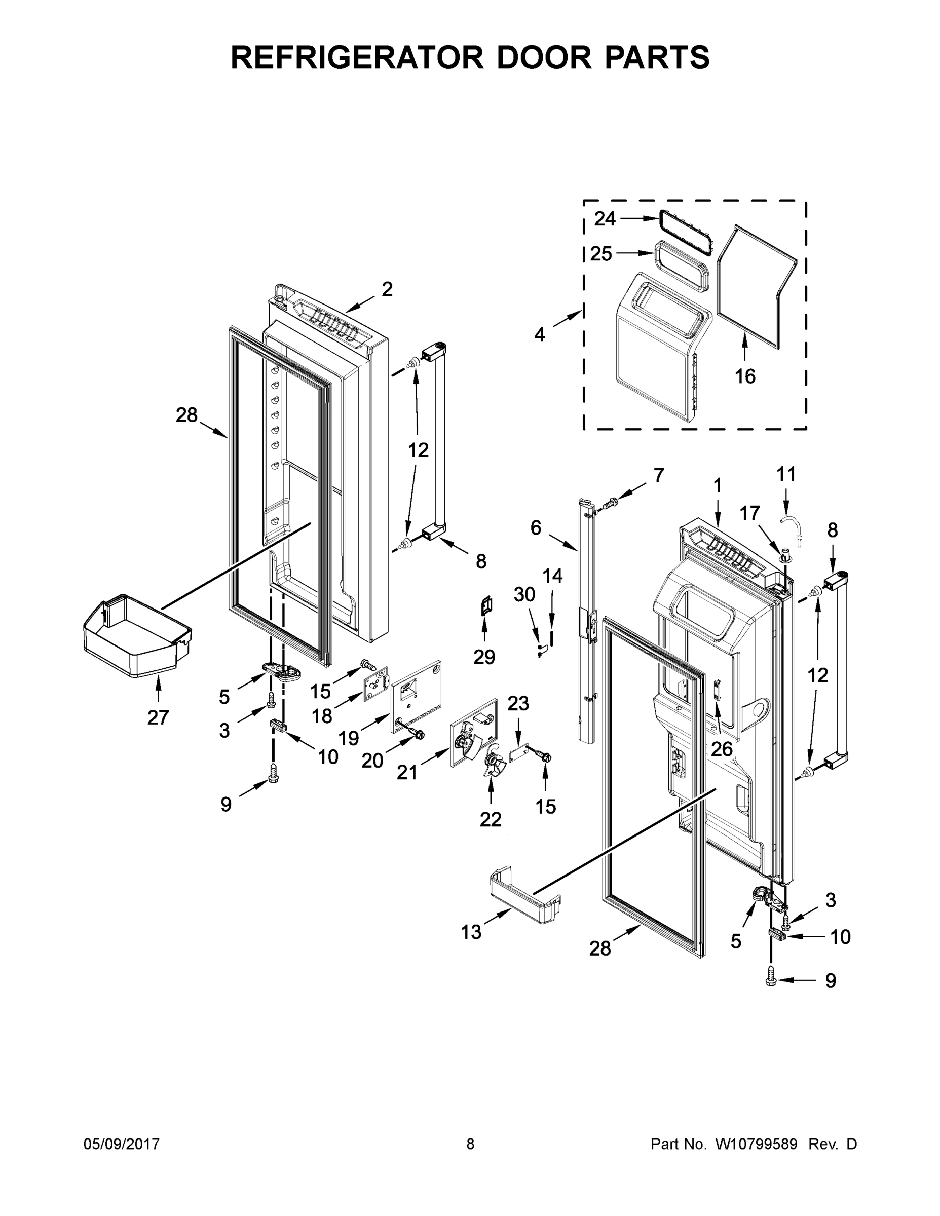 05 - REFRIGERATOR DOOR PARTS
