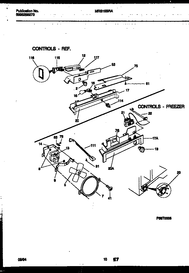 06 - REFRIGERATOR CONTROL ASSEMBLY, DAMP
