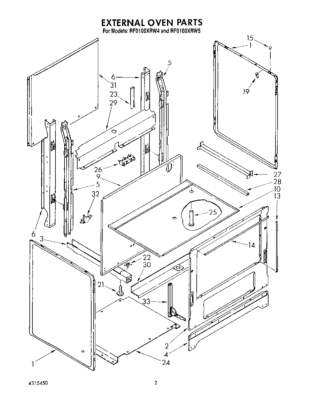 02 - EXTERNAL OVEN, LIT/OPTIONAL