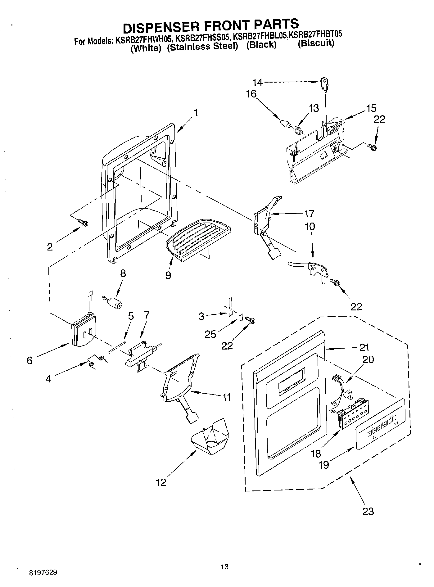 08 - DISPENSER FRONT