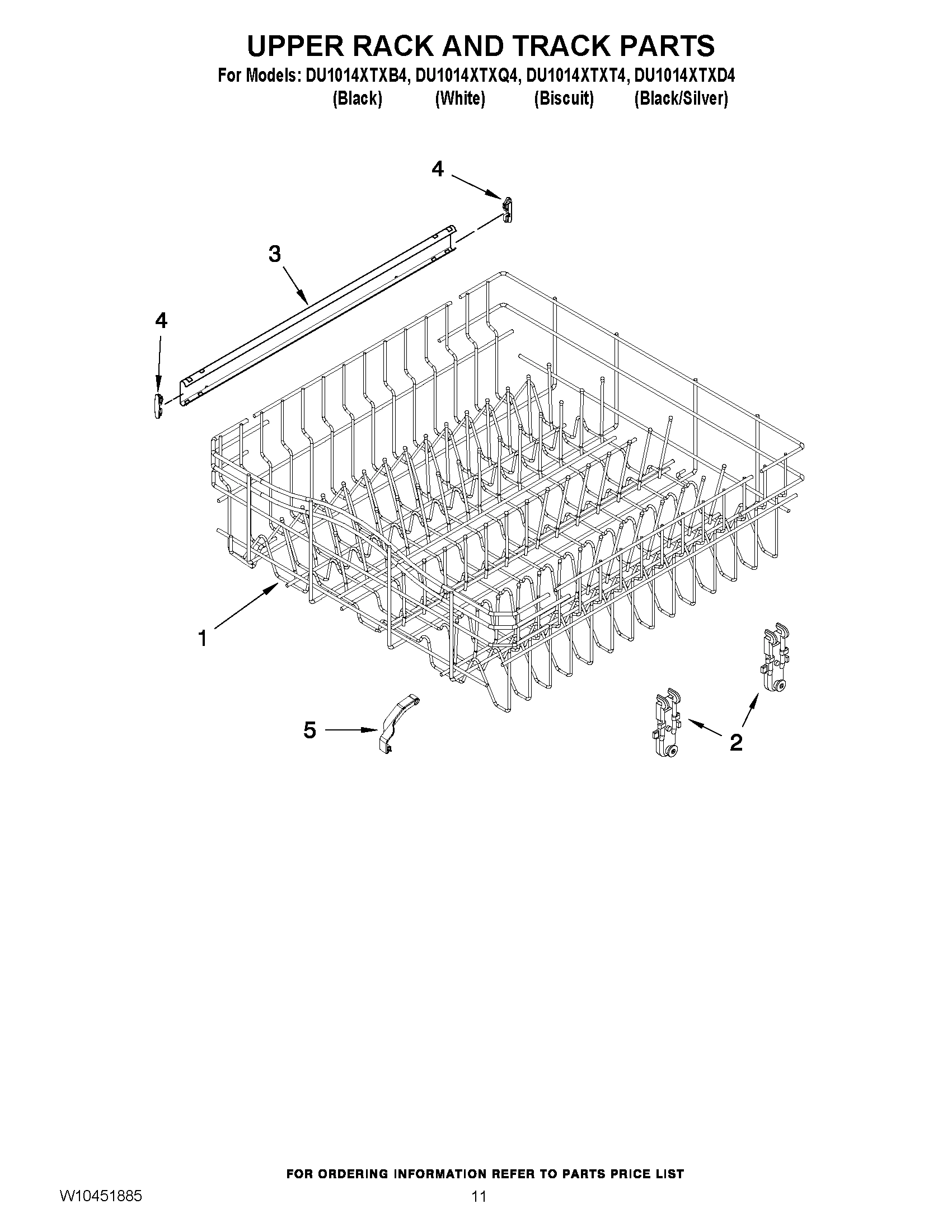 09 - UPPER RACK AND TRACK PARTS