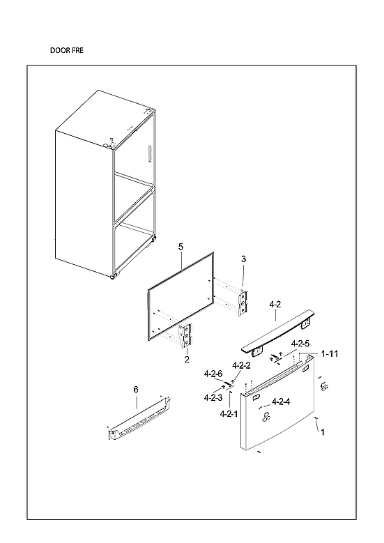 Freezer Door Parts