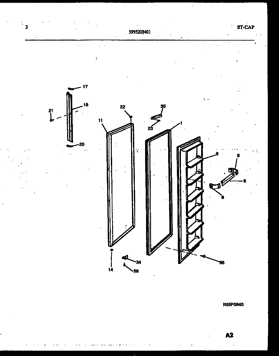 02 - FREEZER DOOR PARTS