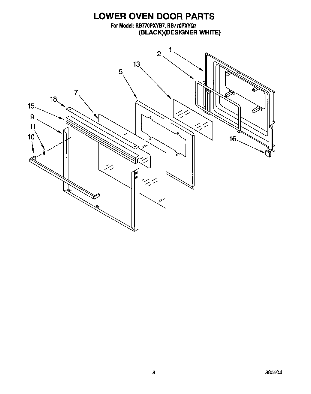05 - LOWER OVEN DOOR