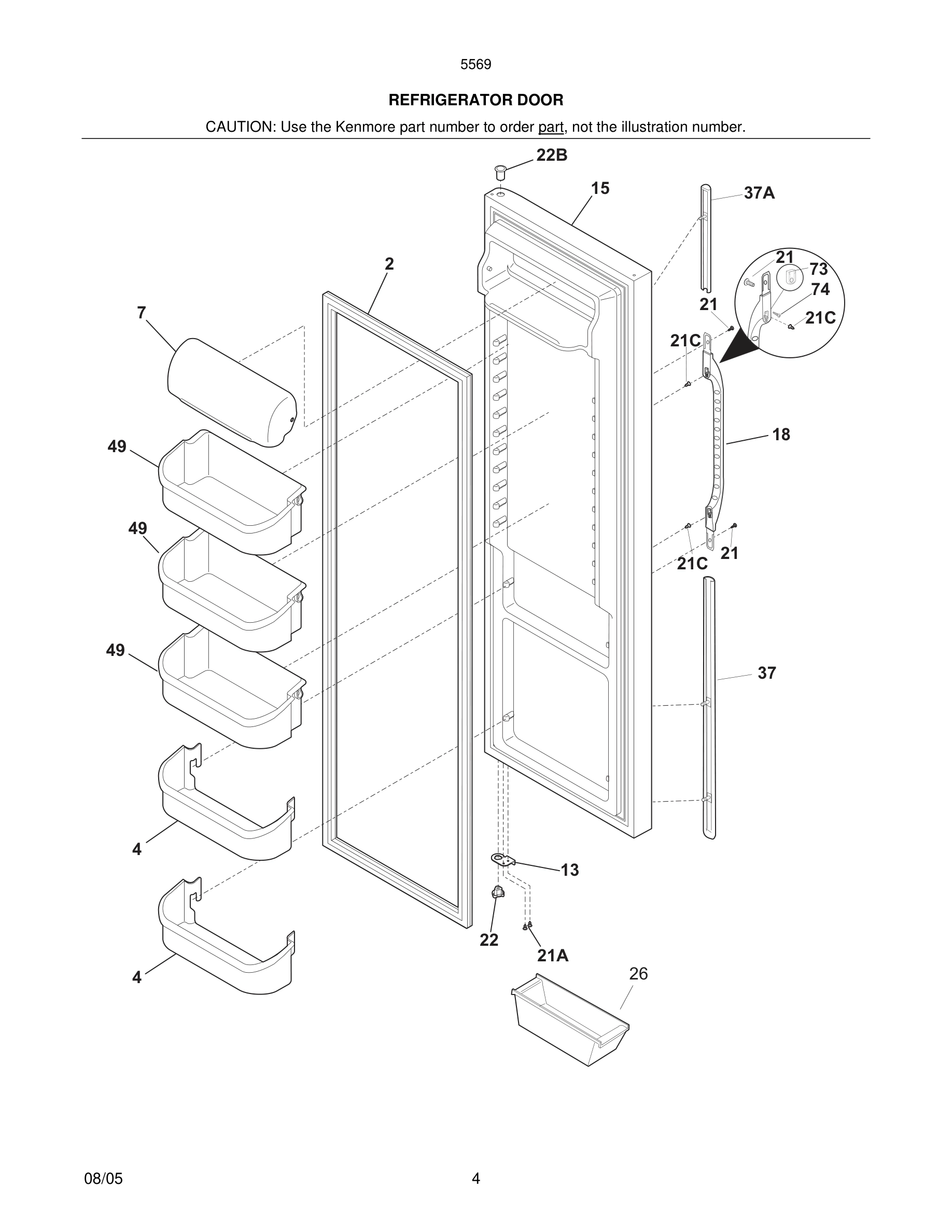 05 - REFRIGERATOR DOOR