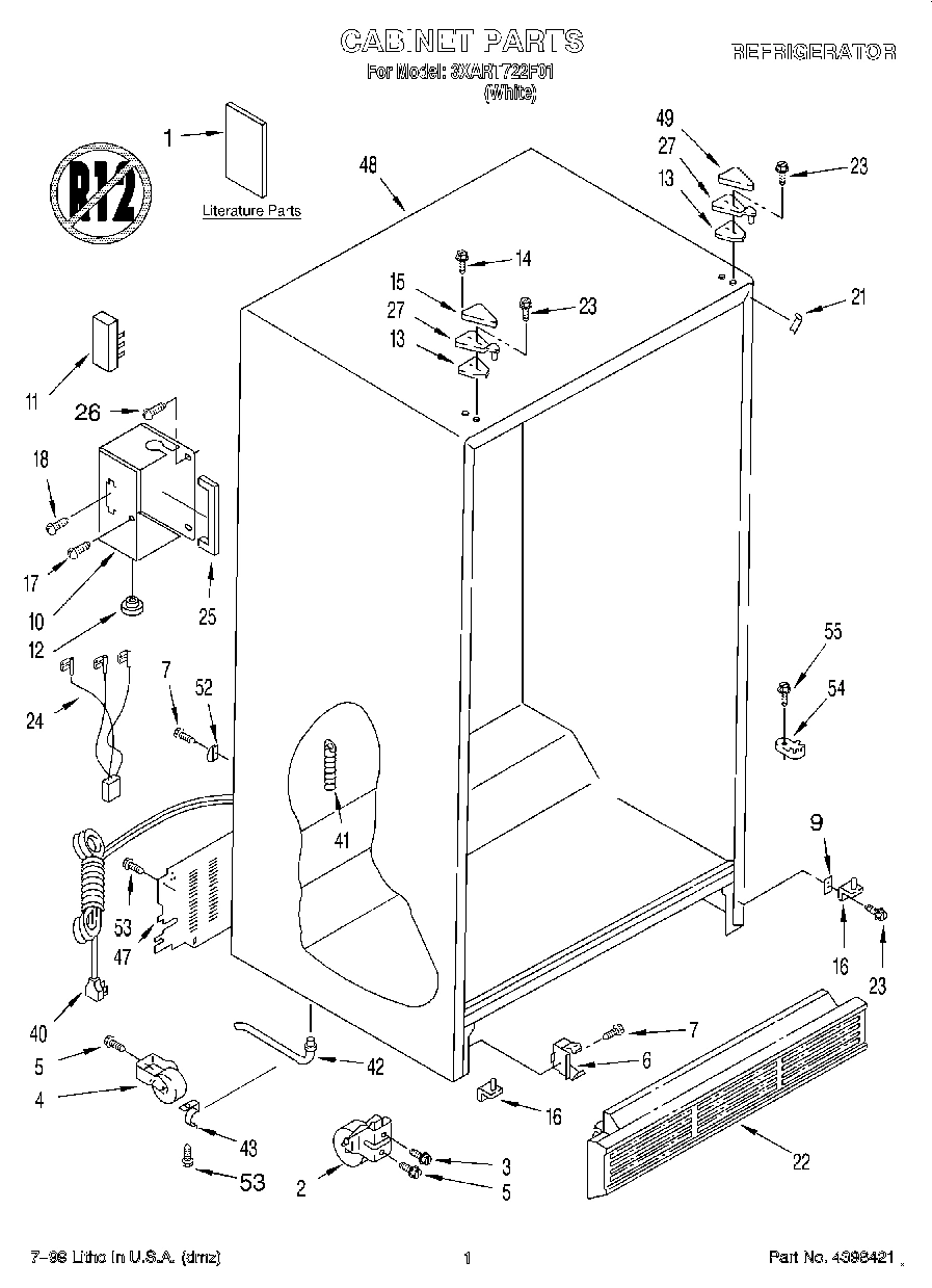 01 - CABINET, LITERATURE