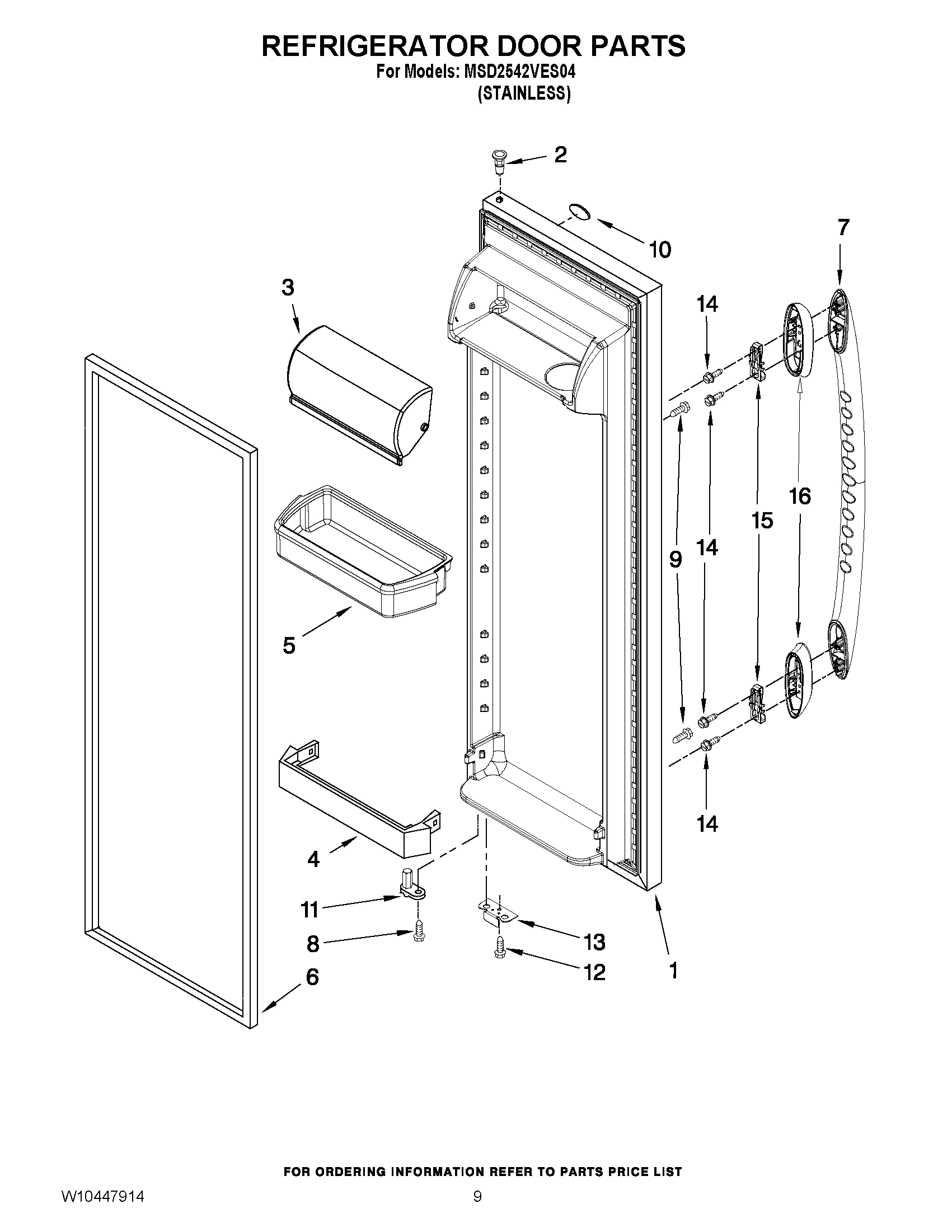 06 - REFRIGERATOR DOOR PARTS