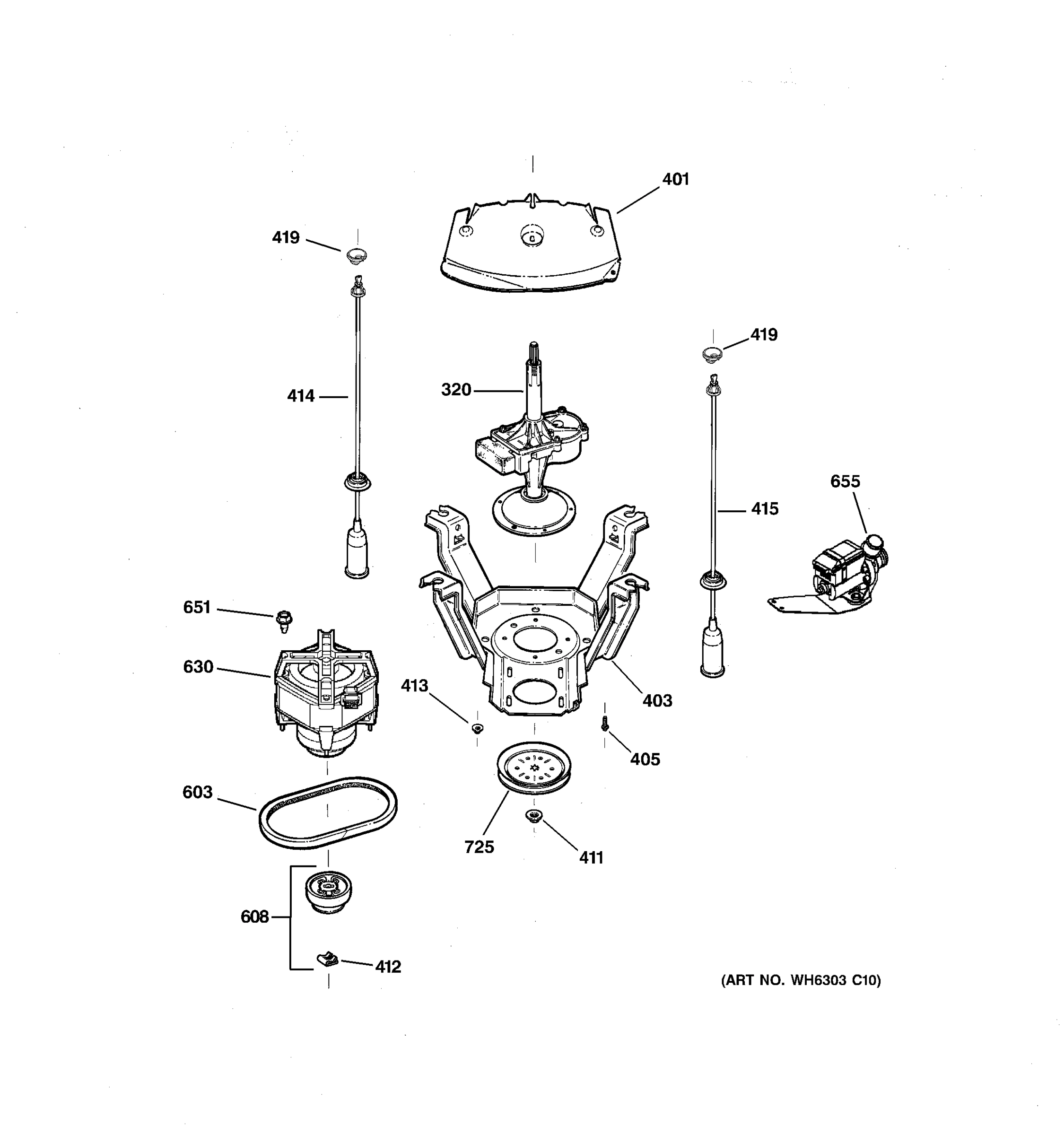 SUSPENSION, PUMP & DRIVE COMPONENTS