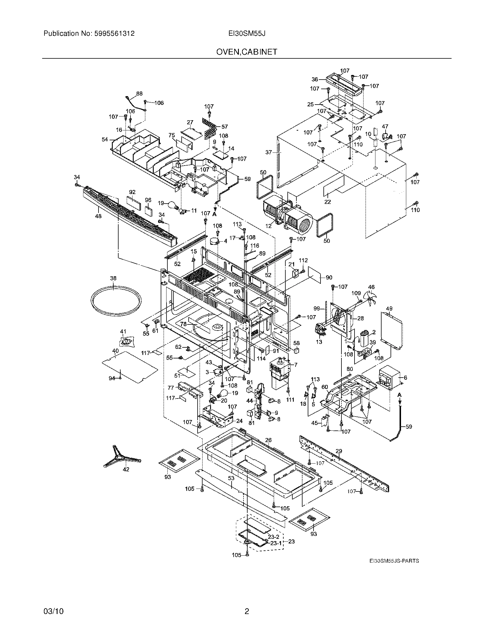 03 - OVEN,CABINET
