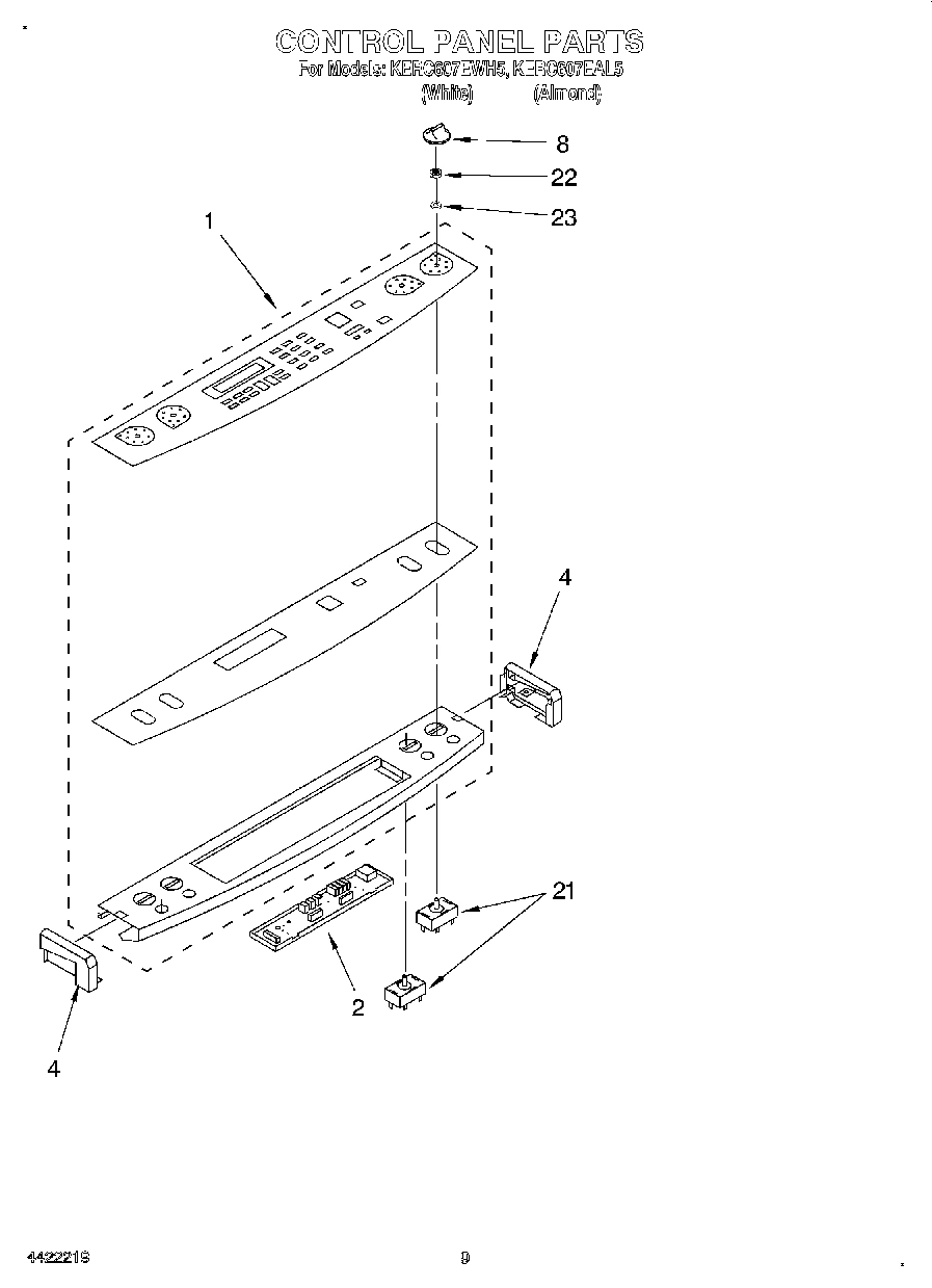 06 - CONTROL PANEL, LIT/OPTIONAL