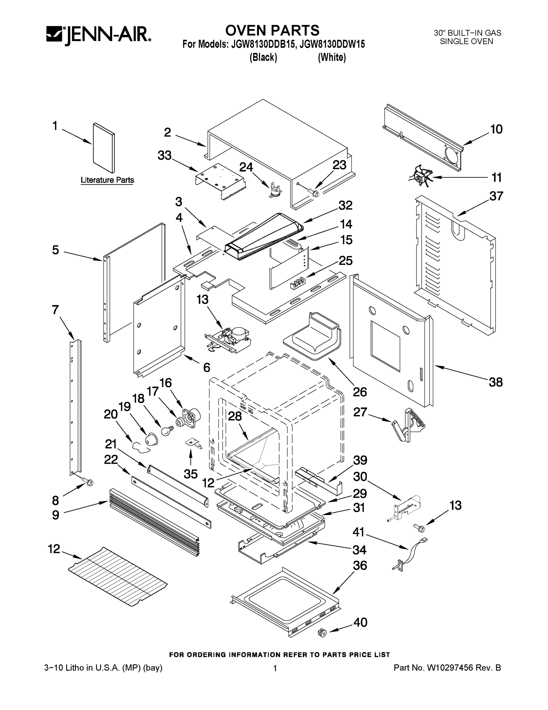01 - OVEN PARTS