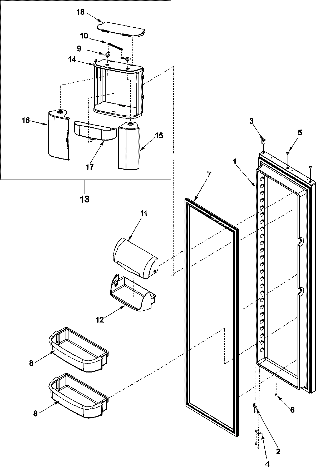 17 - REFRIGERATOR DOOR