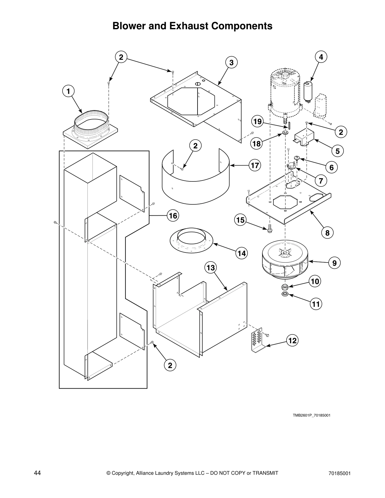 Blower and Exhaust Components