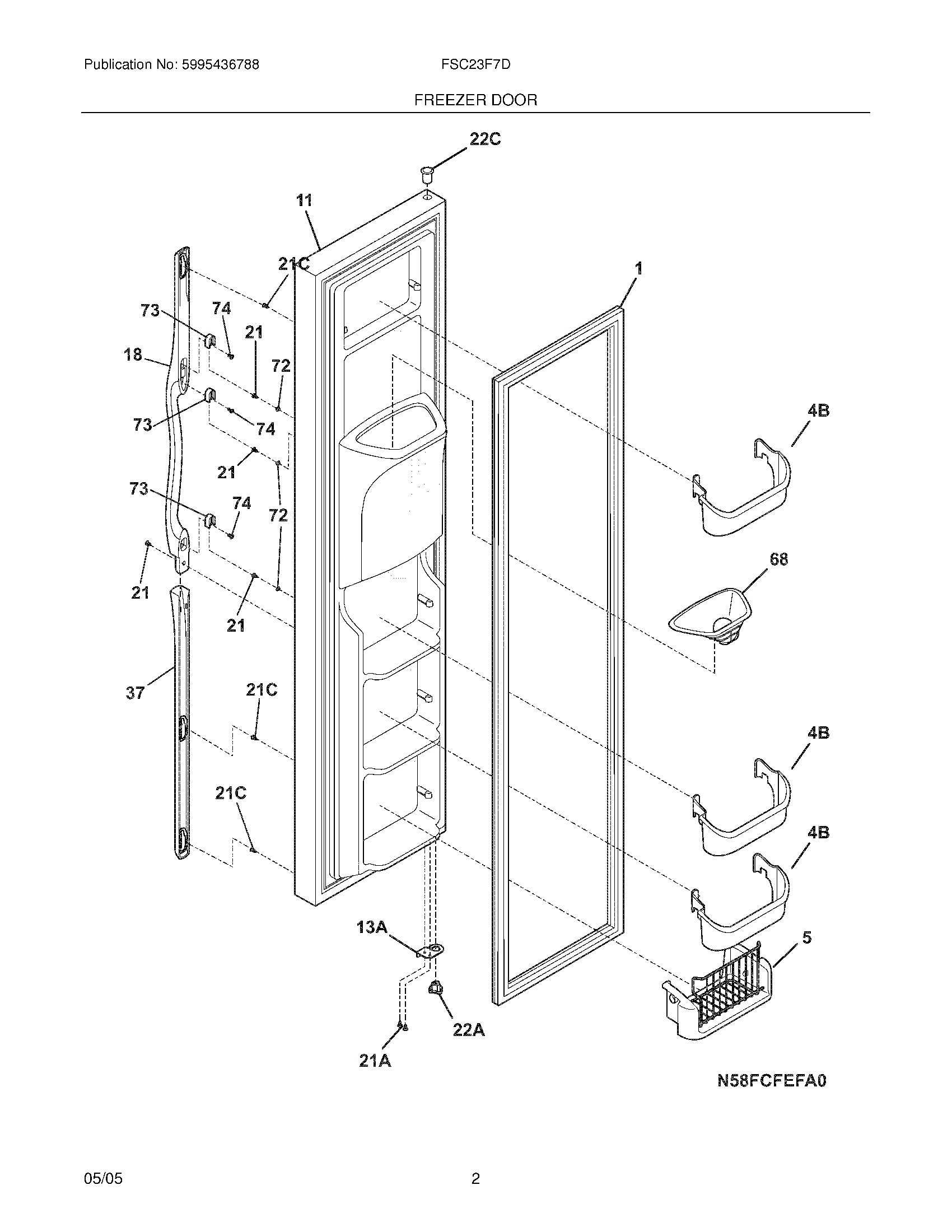 03 - FREEZER DOOR