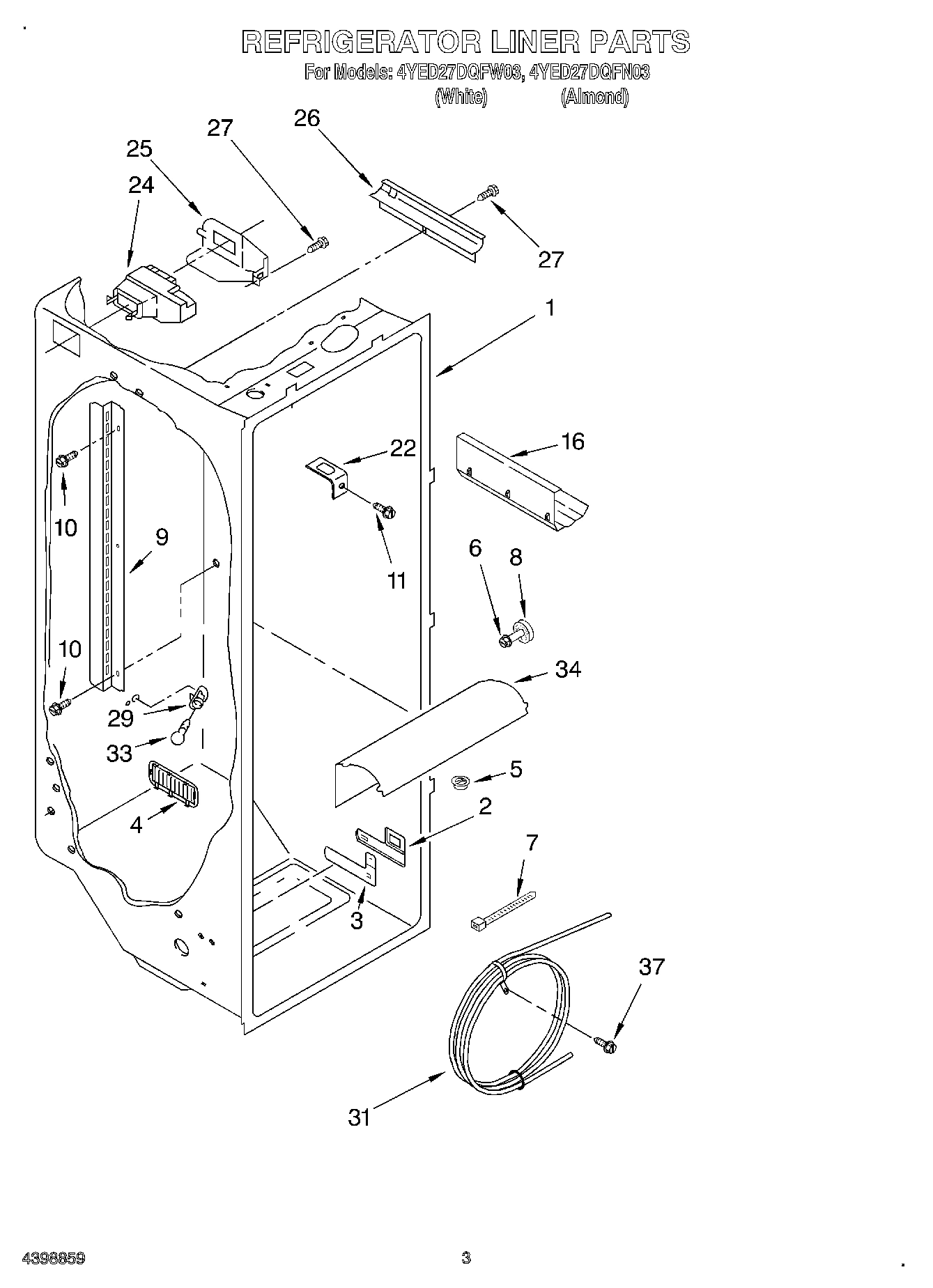 02 - REFRIGERATOR LINER