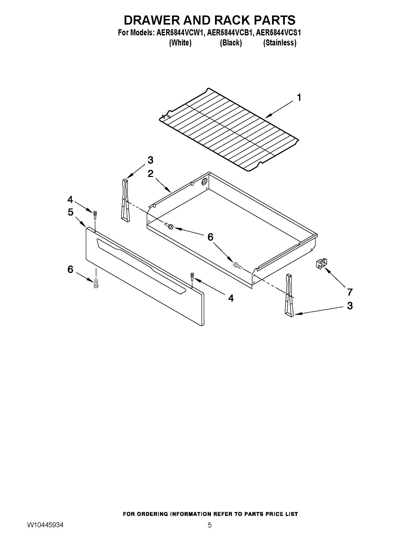 04 - DRAWER AND RACK PARTS