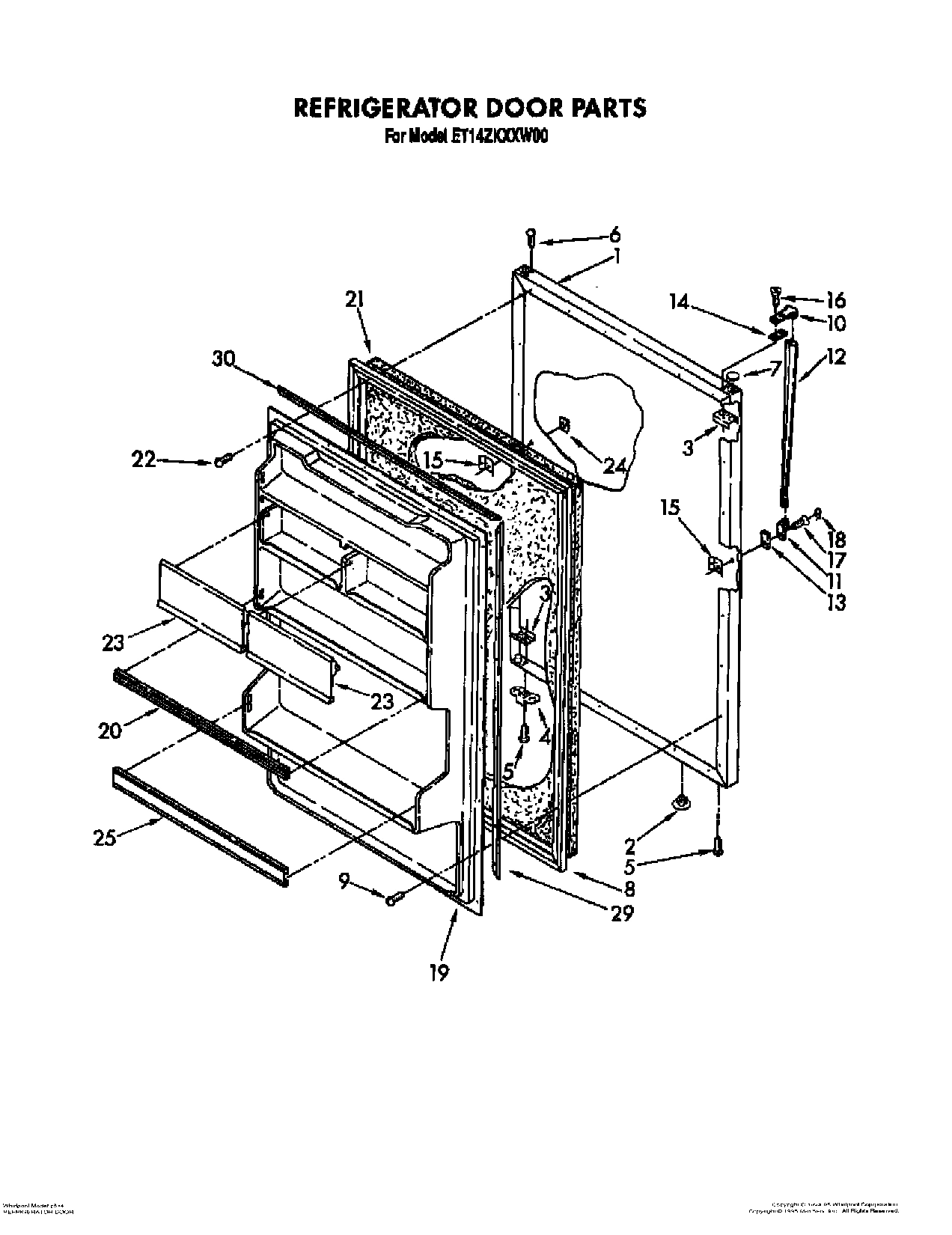 08 - REFRIGERATOR DOOR, LIT/OPTIONAL
