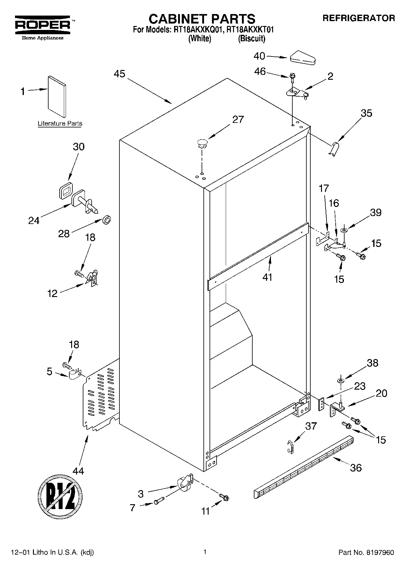 01 - CABINET, LITERATURE