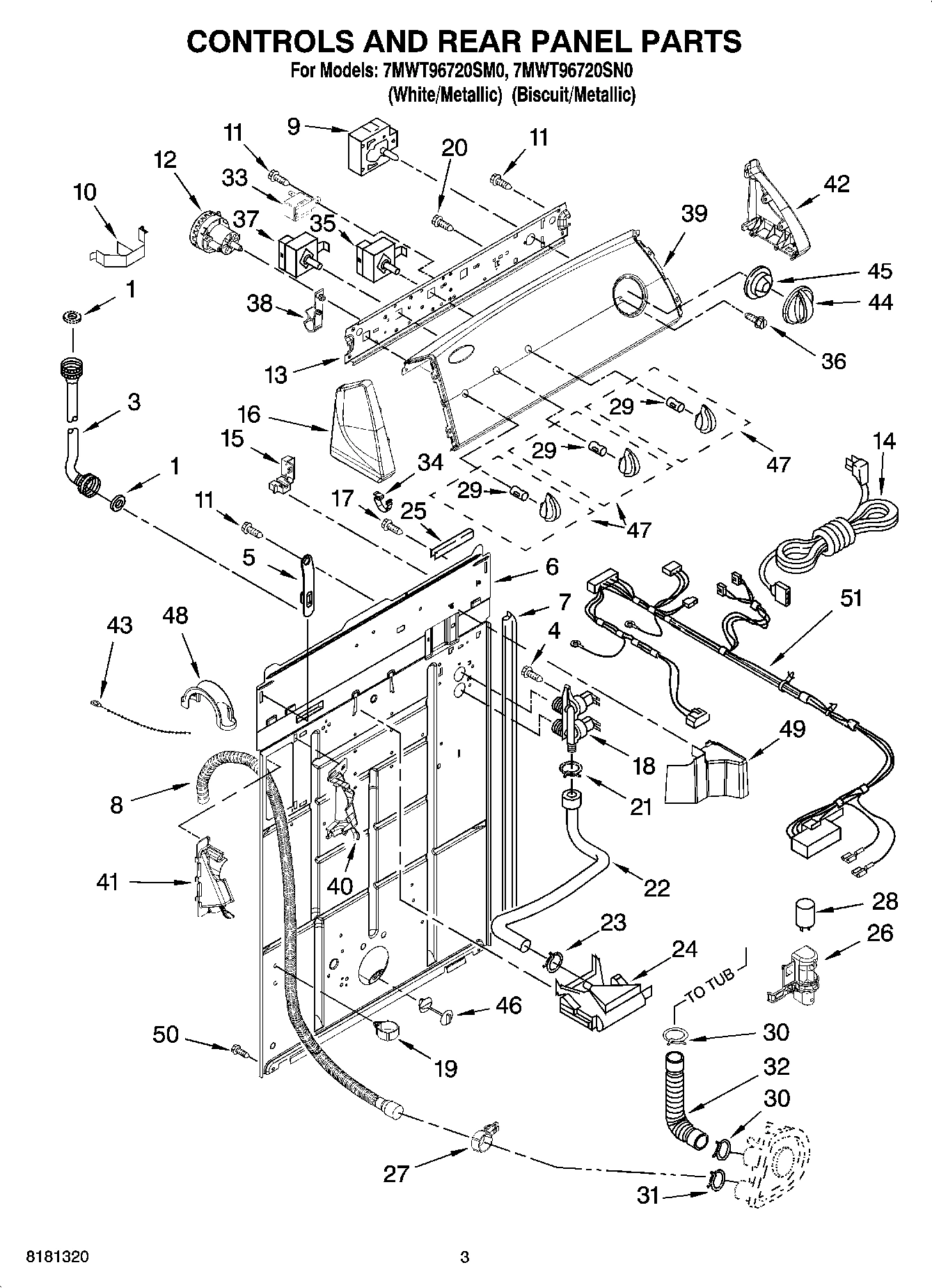 02 - CONTROLS AND REAR PANEL PARTS
