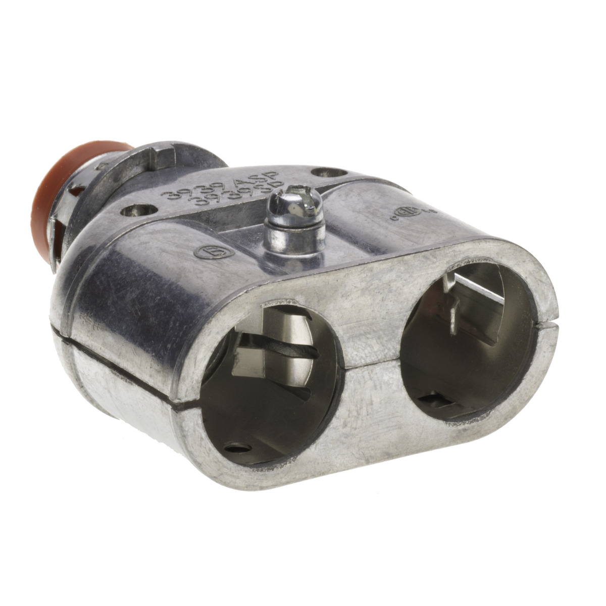 E-Z Lock® Insulated Snap-in Connector Duplex 1/2″, Die Cast Zinc 