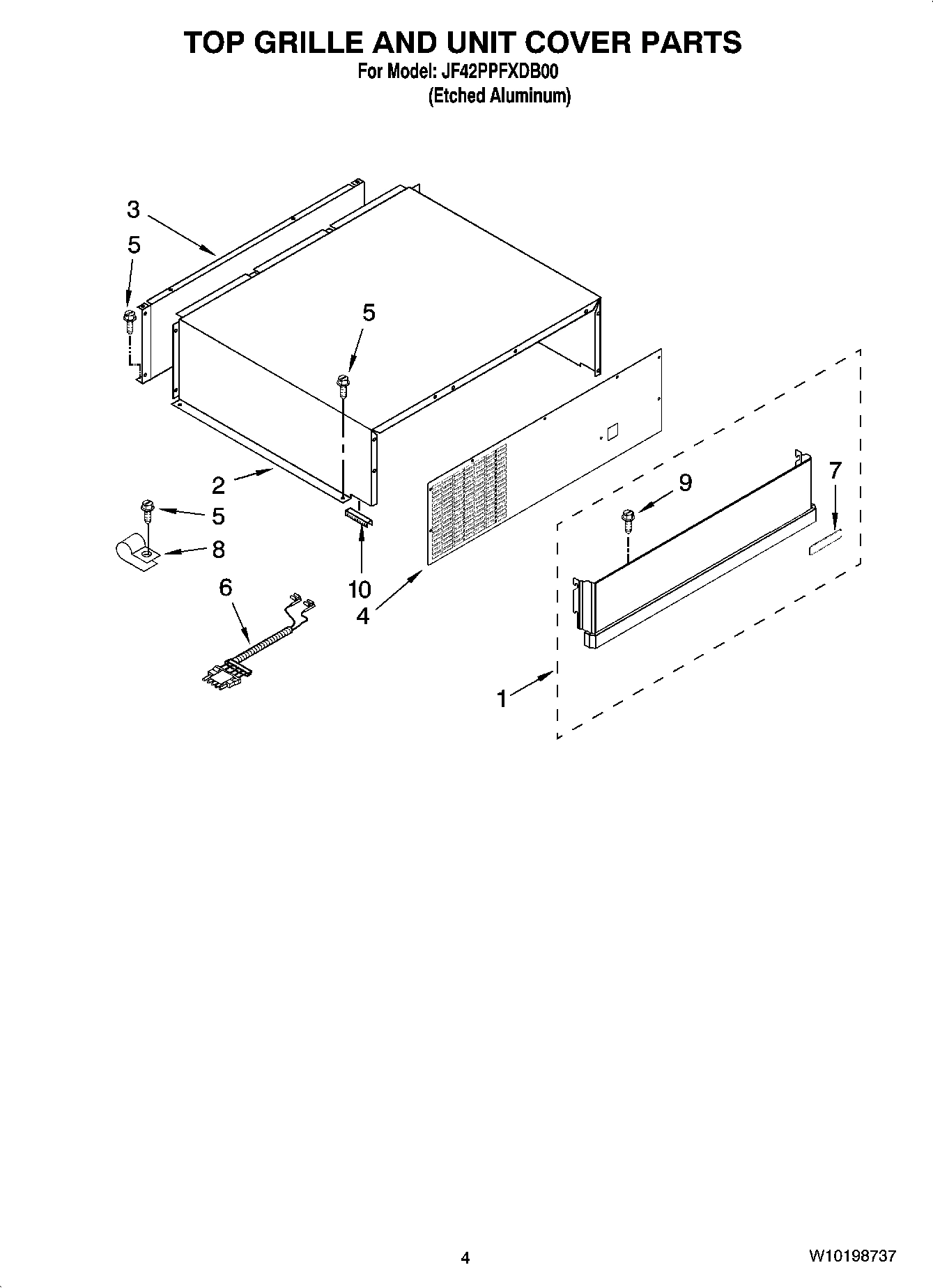 03 - TOP GRILLE AND UNIT COVER PARTS