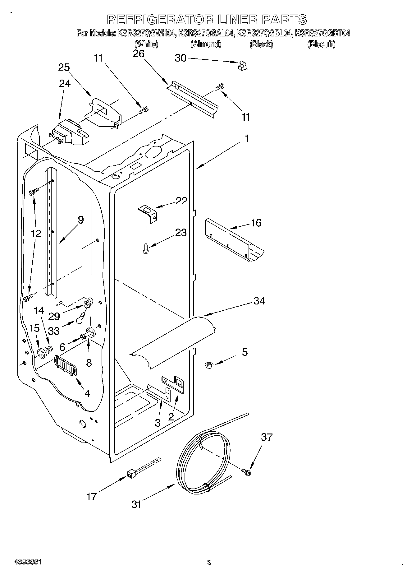 02 - REFRIGERATOR LINER