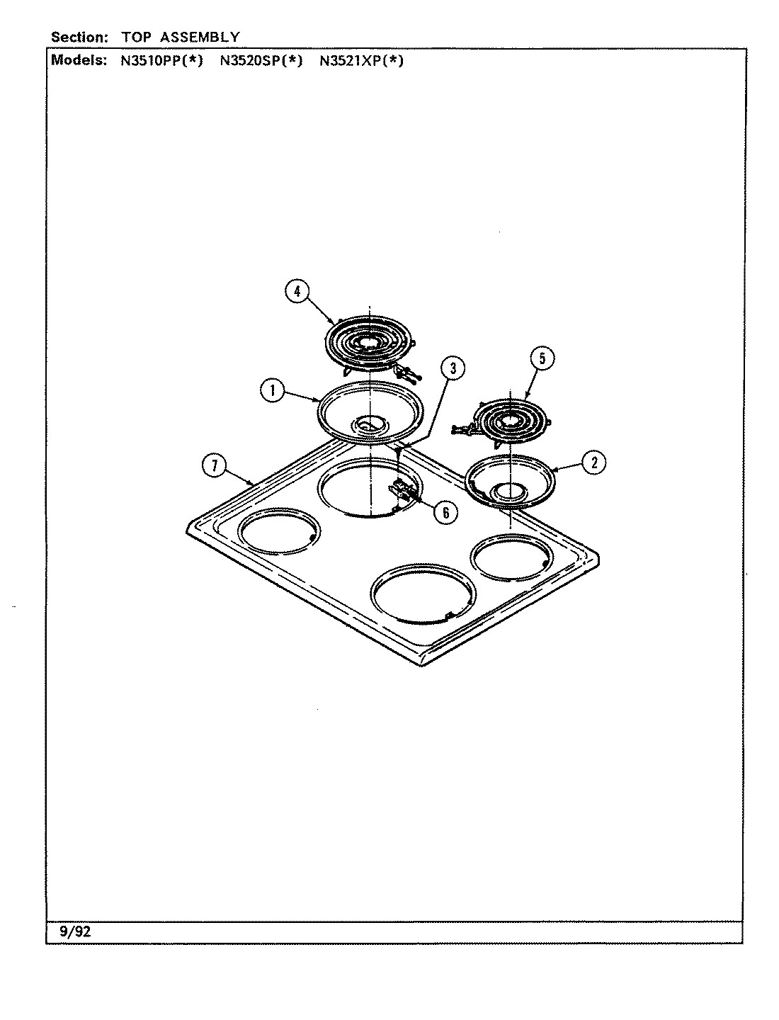 08 - TOP ASSEMBLY (N3510PPx, N3520SPx)
