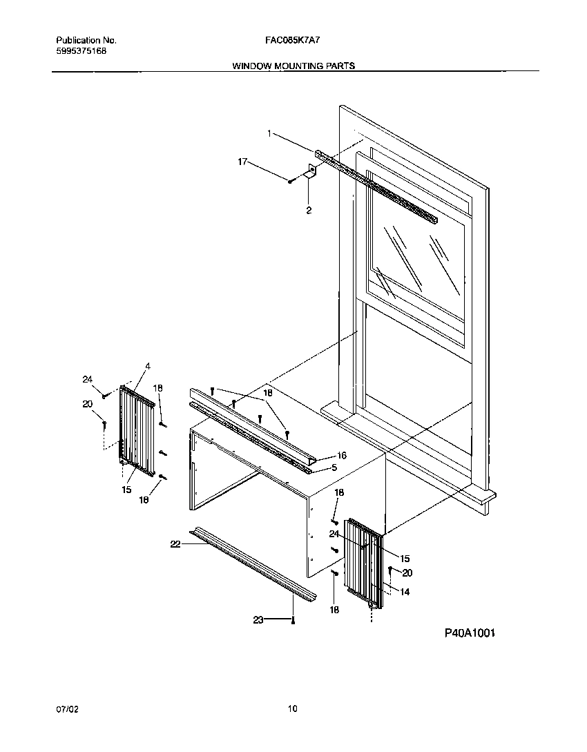 11 - WINDOW MOUNTING PARTS