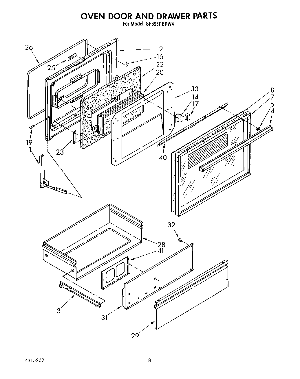 06 - OVEN DOOR AND DRAWER