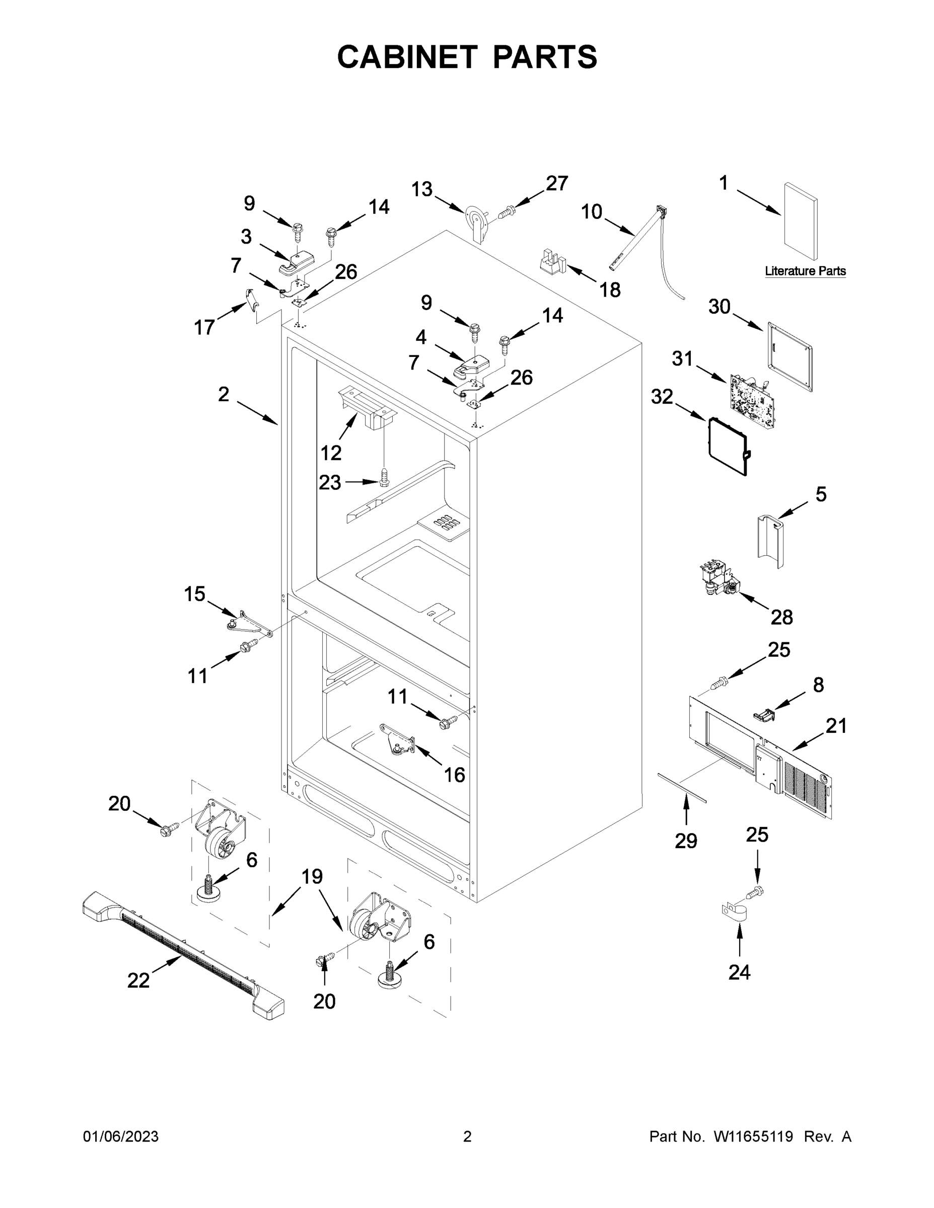 02 - CABINET PARTS