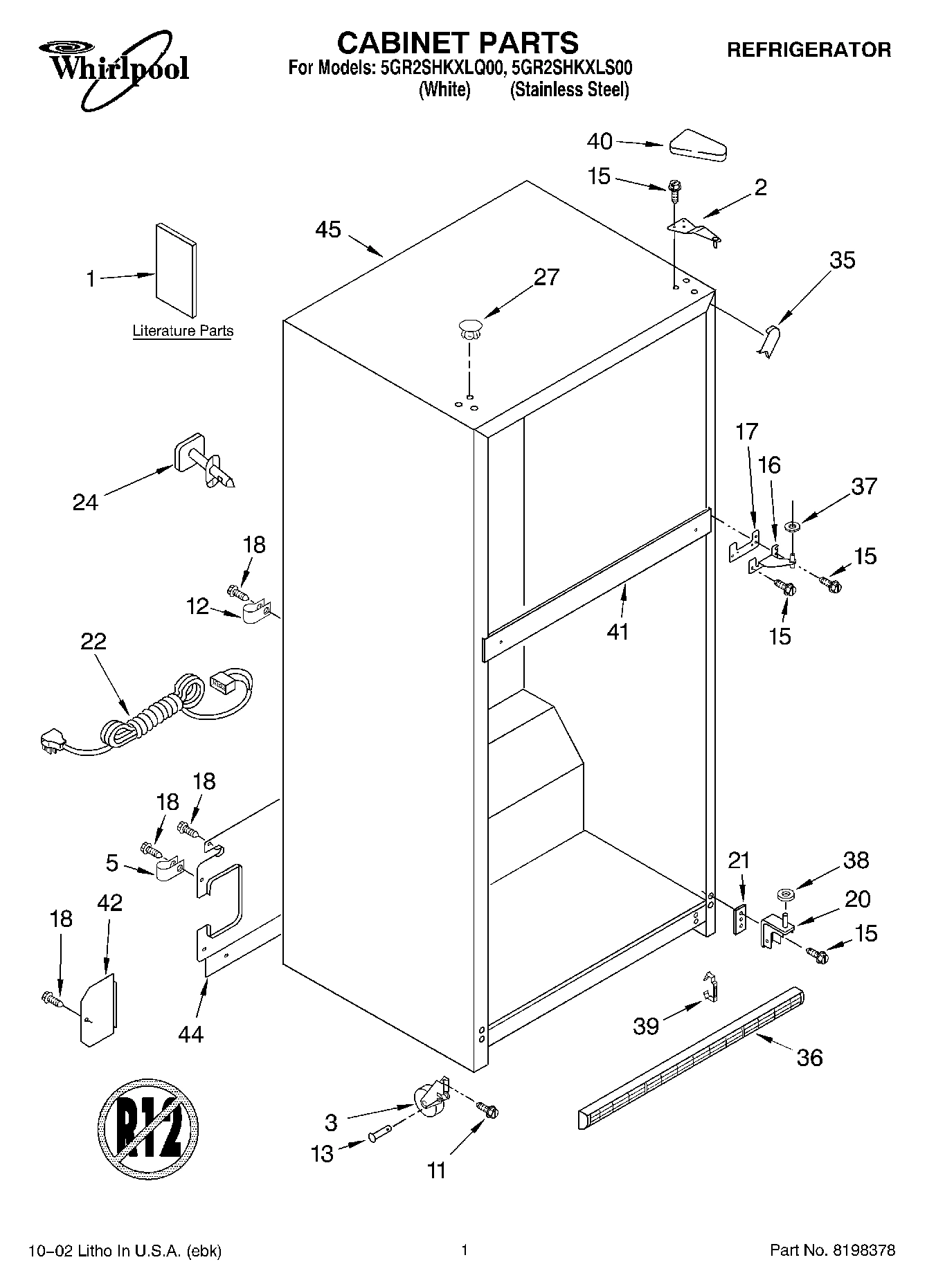 01 - CABINET, LITERATURE