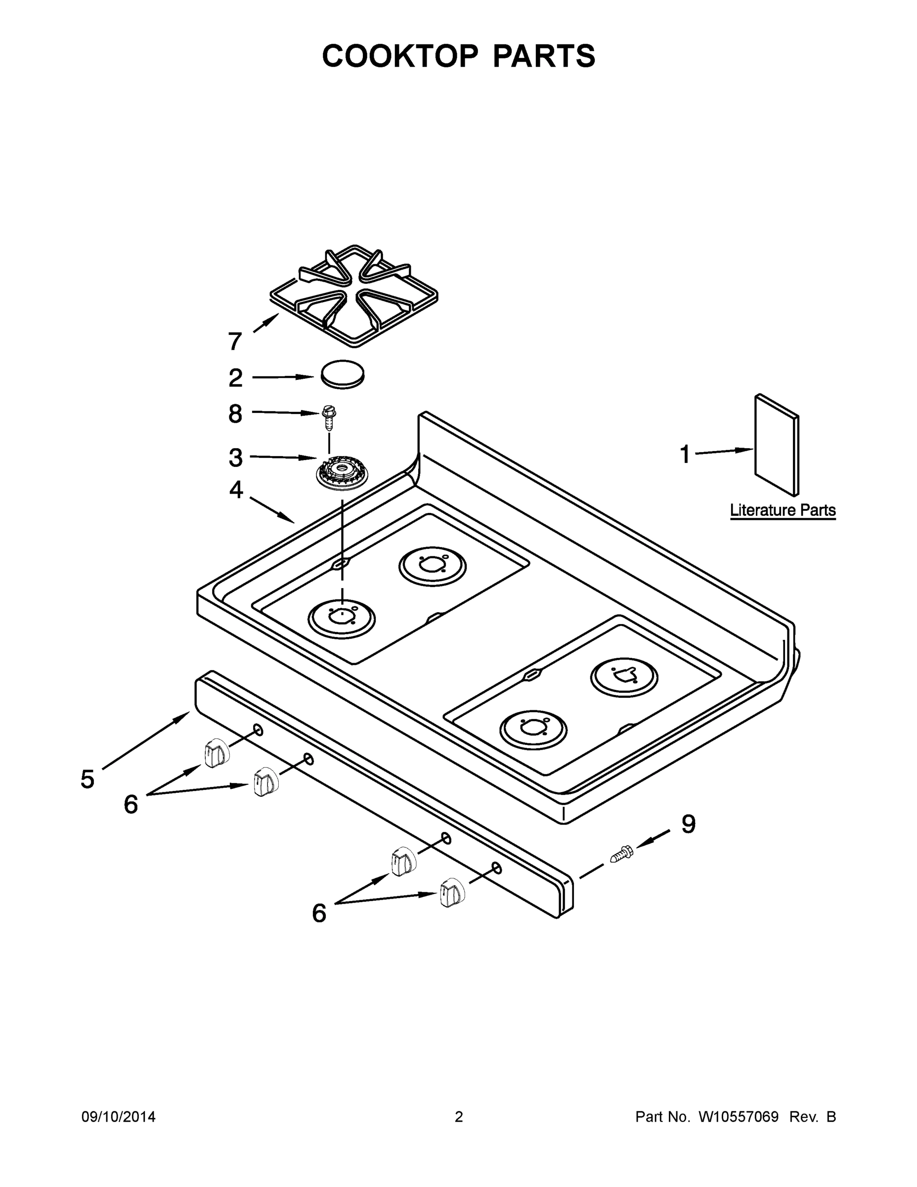 02 - COOKTOP PARTS