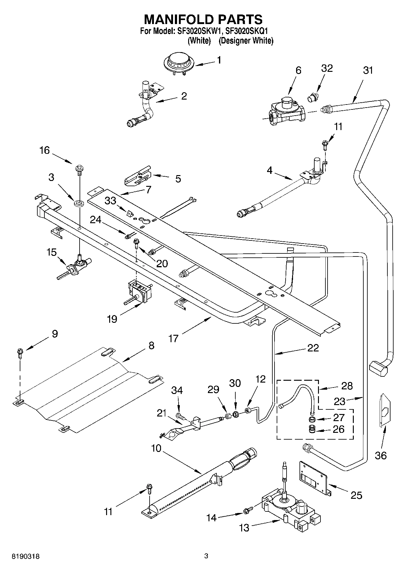 03 - MANIFOLD PARTS