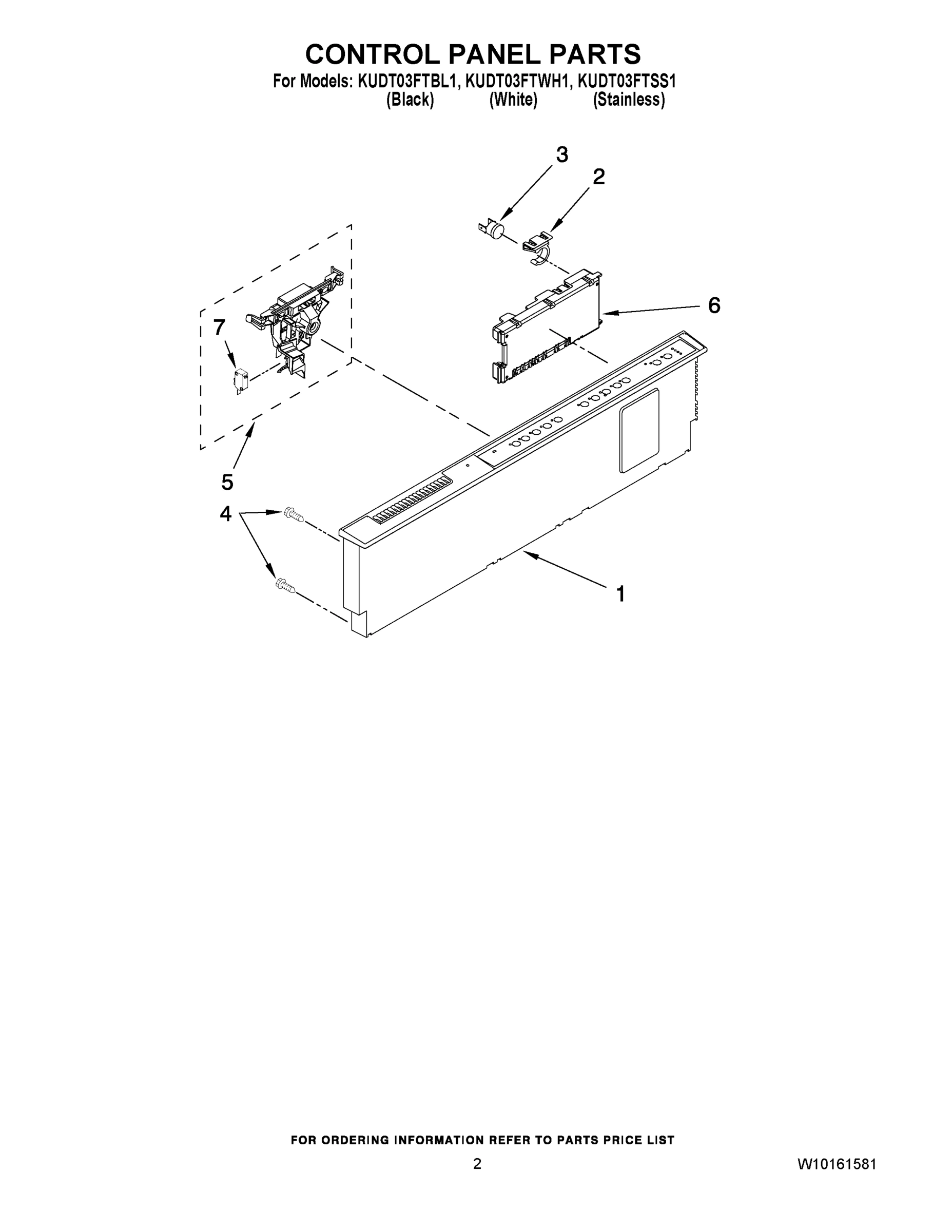 02 - CONTROL PANEL PARTS