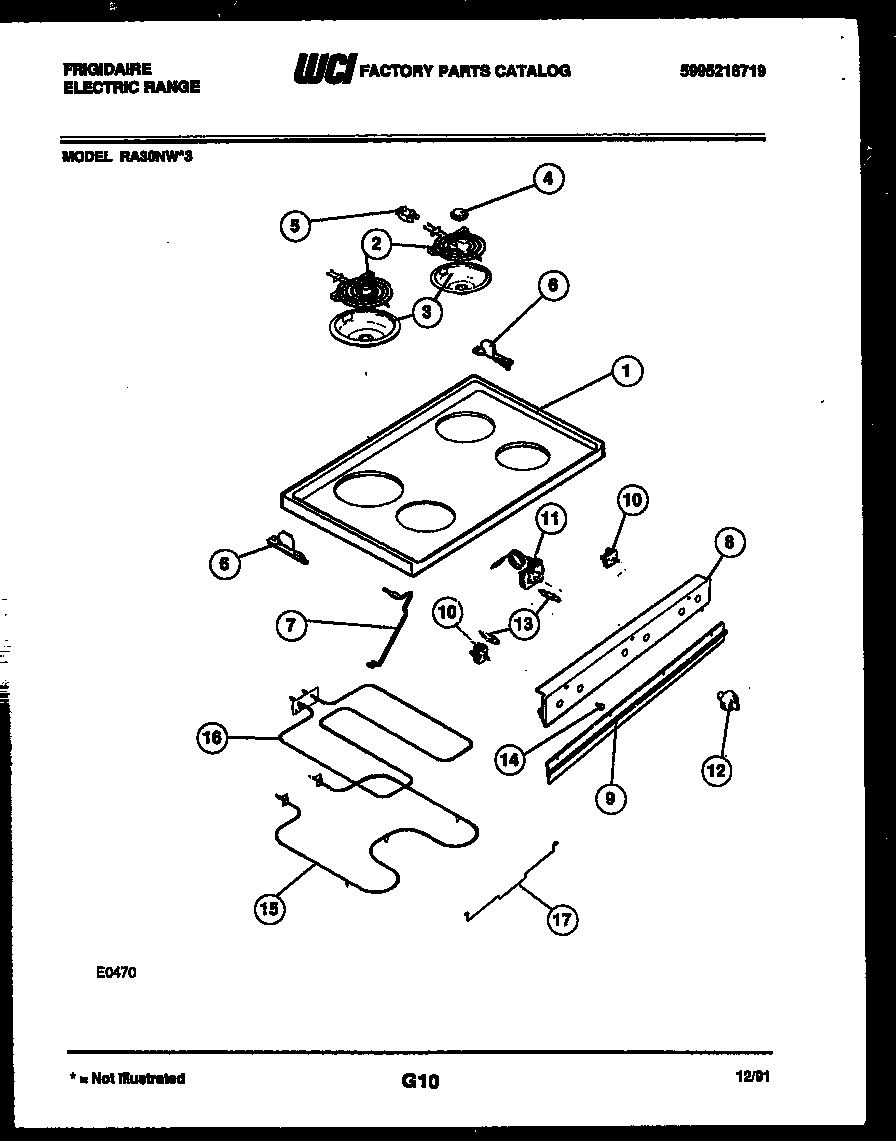04 - COOKTOP AND BROILER PARTS