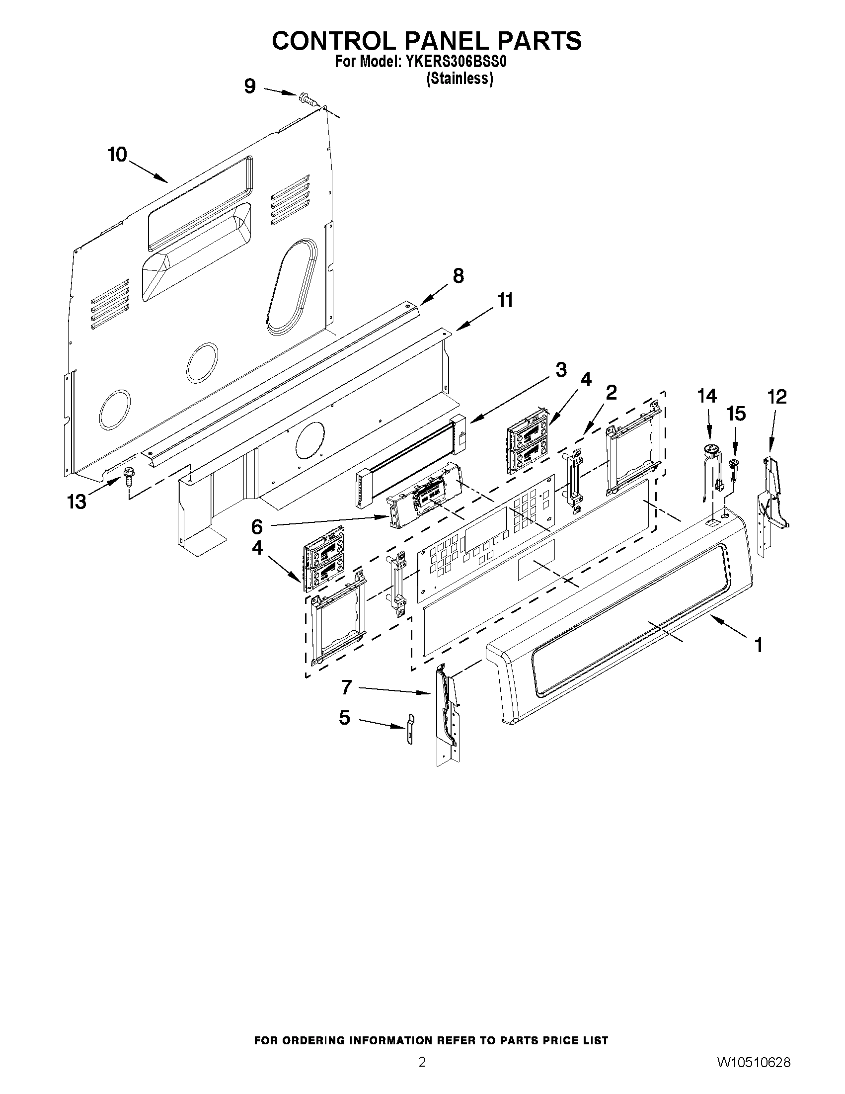 02 - CONTROL PANEL PARTS