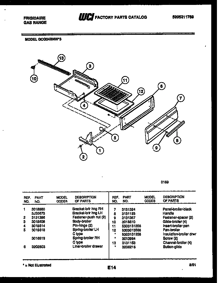 04 - BROILER DRAWER PARTS